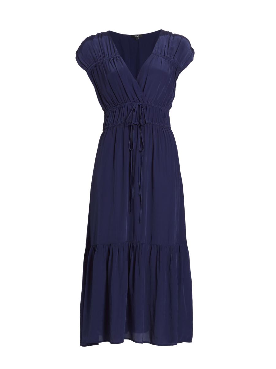 Rails Women's Aletta Tie-waist Midi-dress In Blue