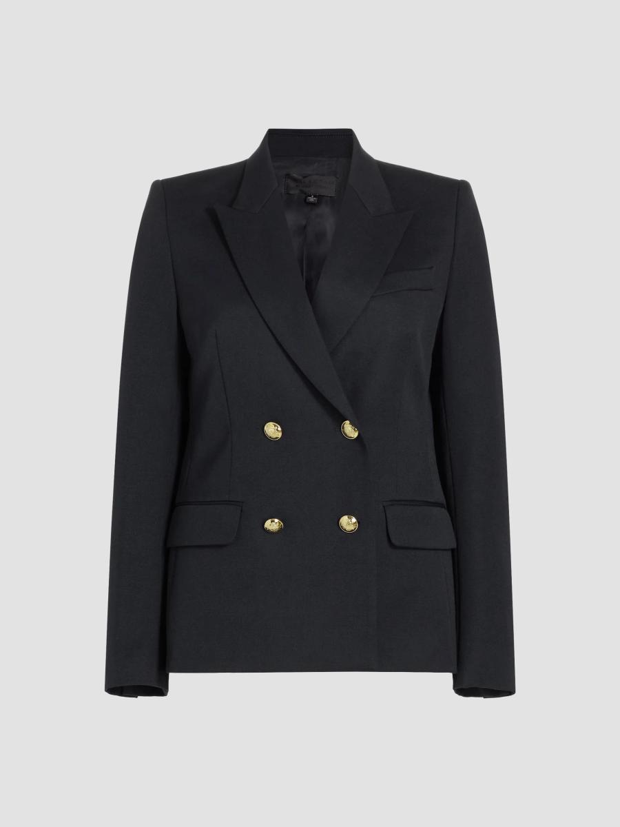 Nili Lotan Veda Wool Double-Breasted Jacket | Saks Fifth Avenue