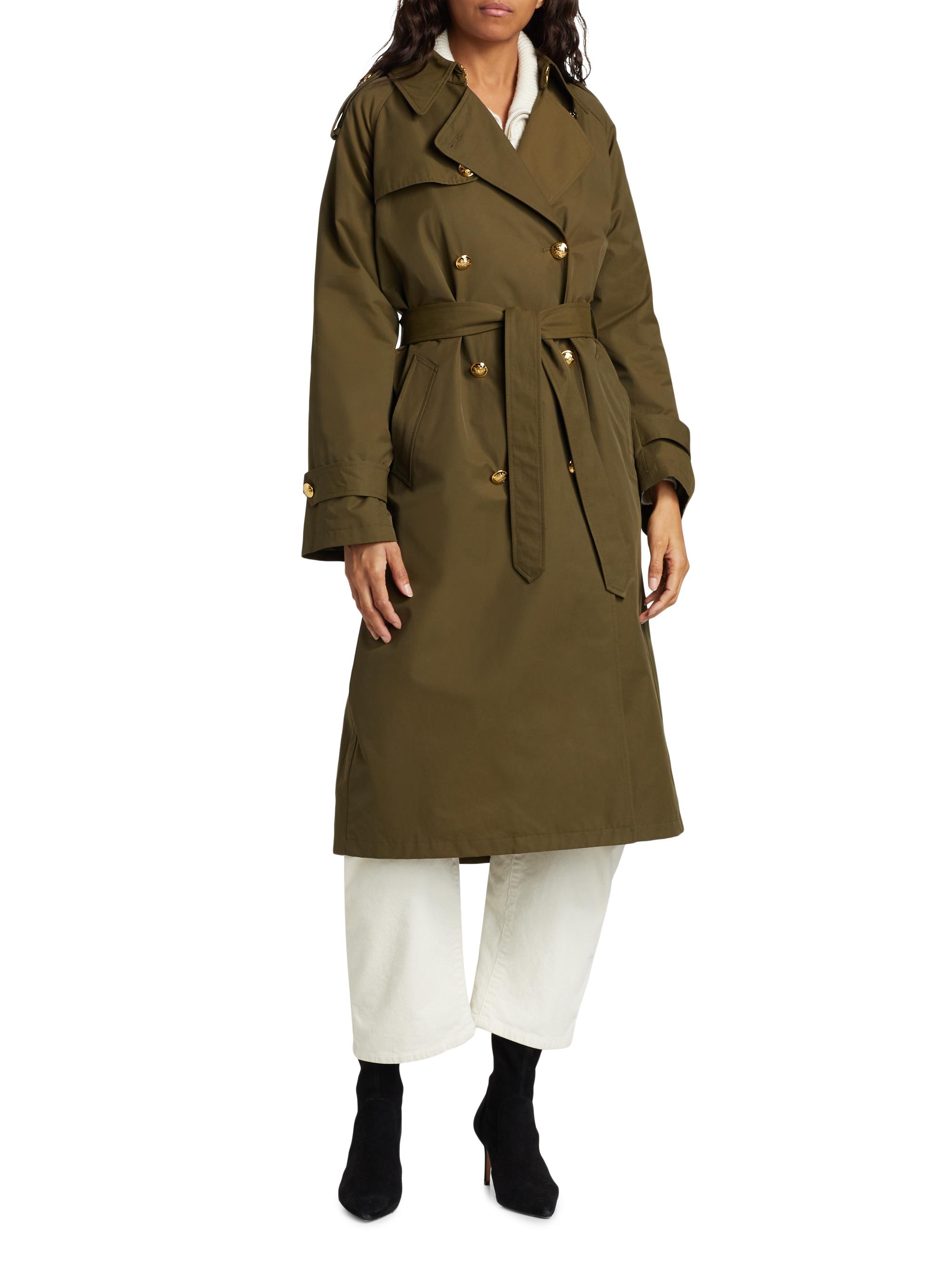 Nili Lotan Toussaint Cotton-Blend Trench Coat | Saks Fifth Avenue