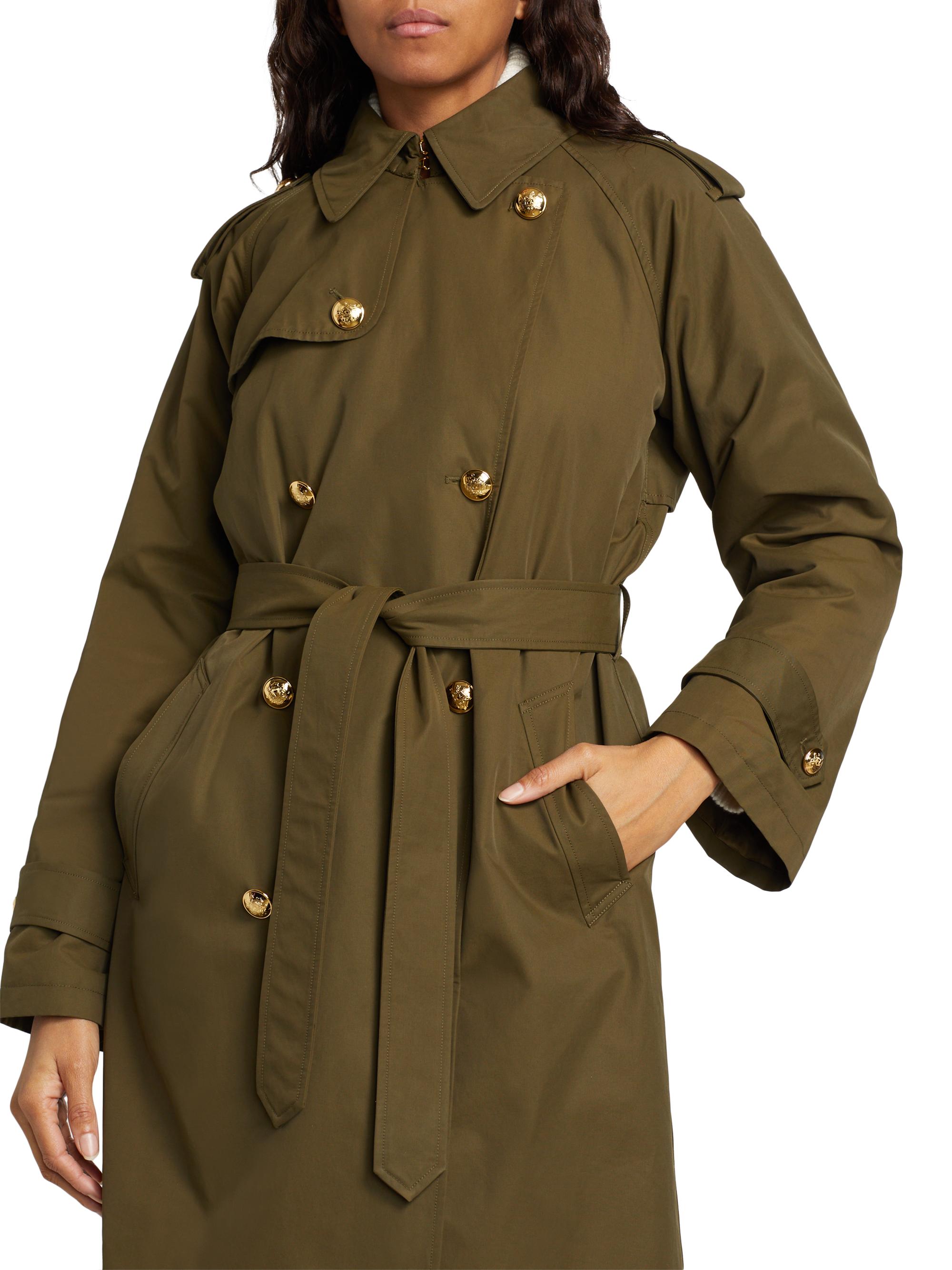 Nili Lotan Toussaint Cotton-Blend Trench Coat | Saks Fifth Avenue
