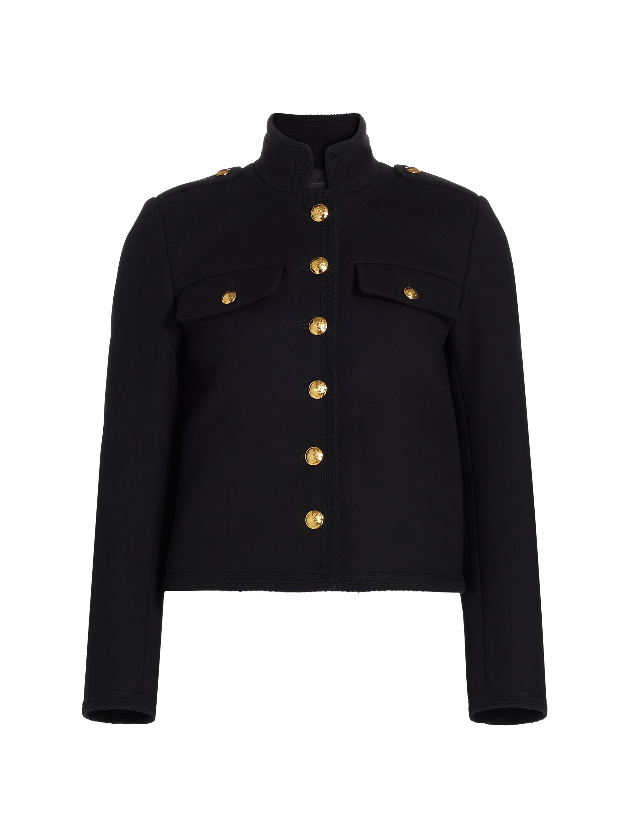 Nili Lotan Women's Briella Cropped Jacket - Black