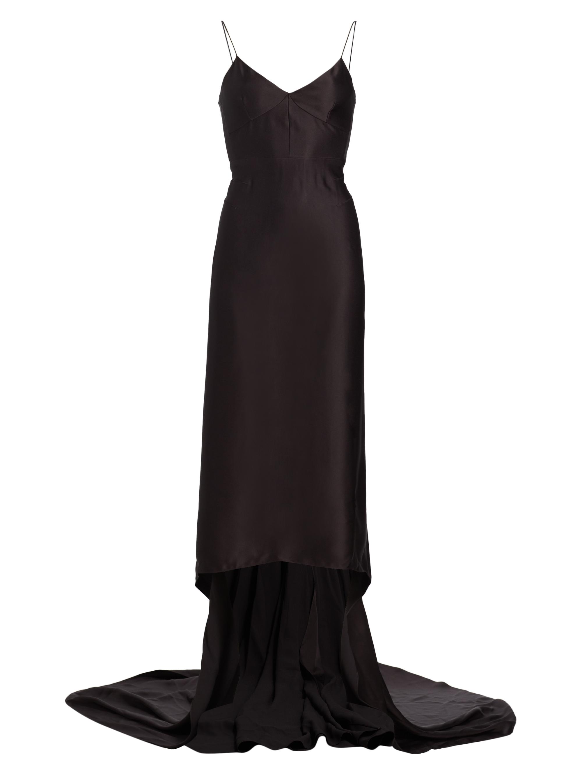 Zuhair Murad Satin Halter Pleated Gown | Saks Fifth Avenue