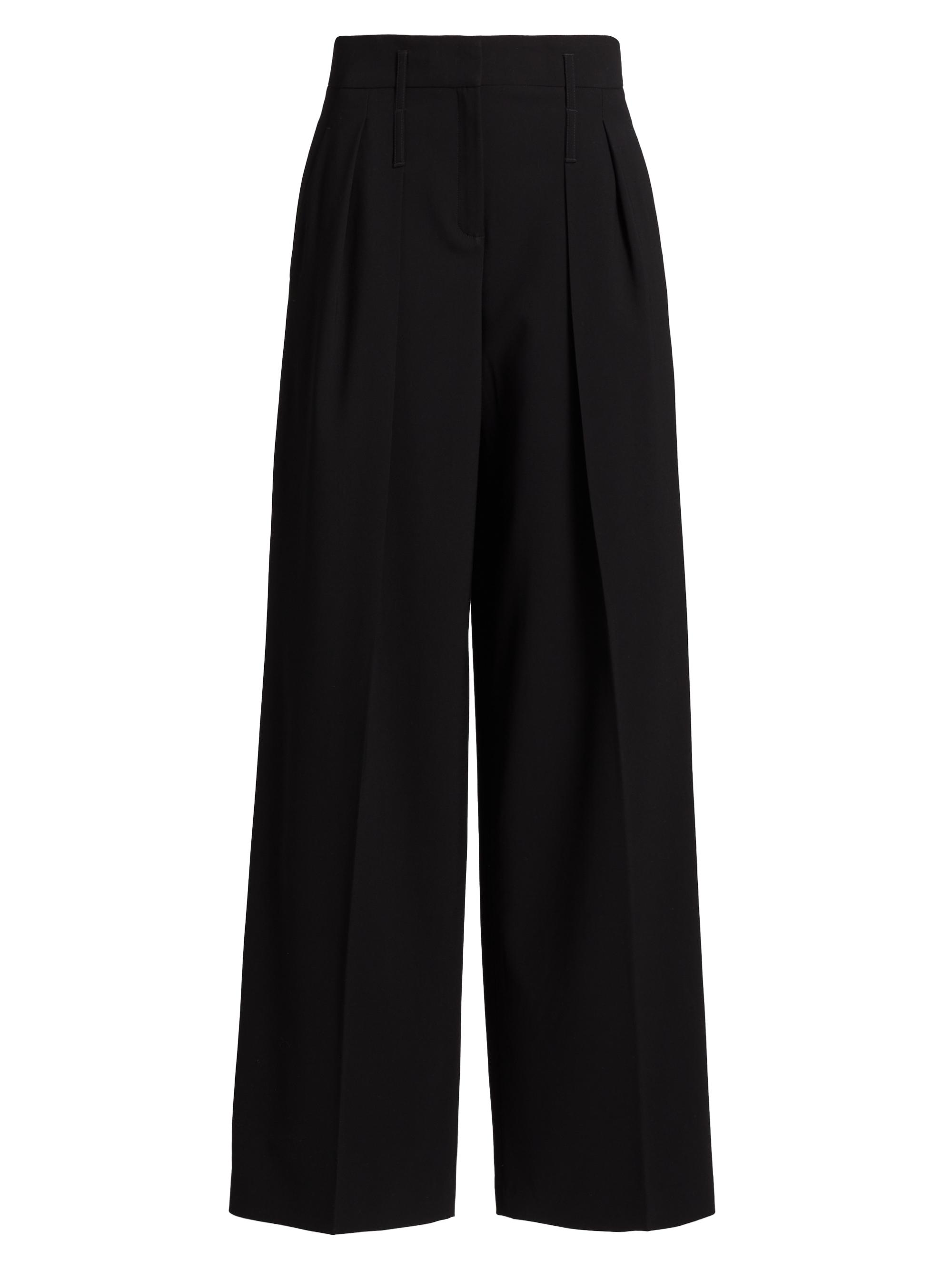 Michael Kors Collection Women's Pleated Slouch Trousers - Black