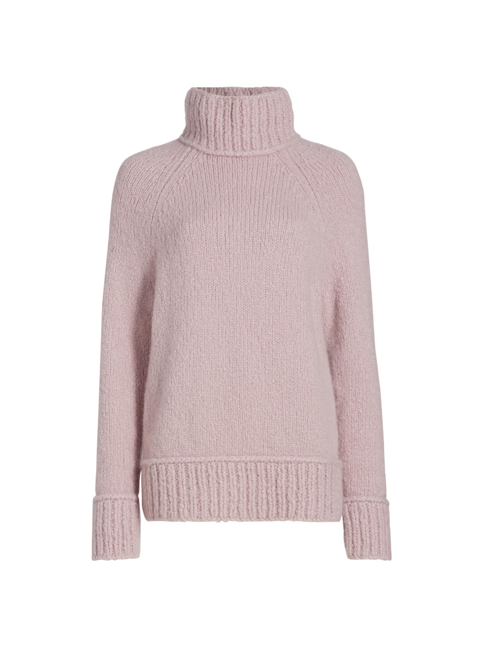 Michael Kors Collection Women's Oversized Turtleneck Sweater - Blush