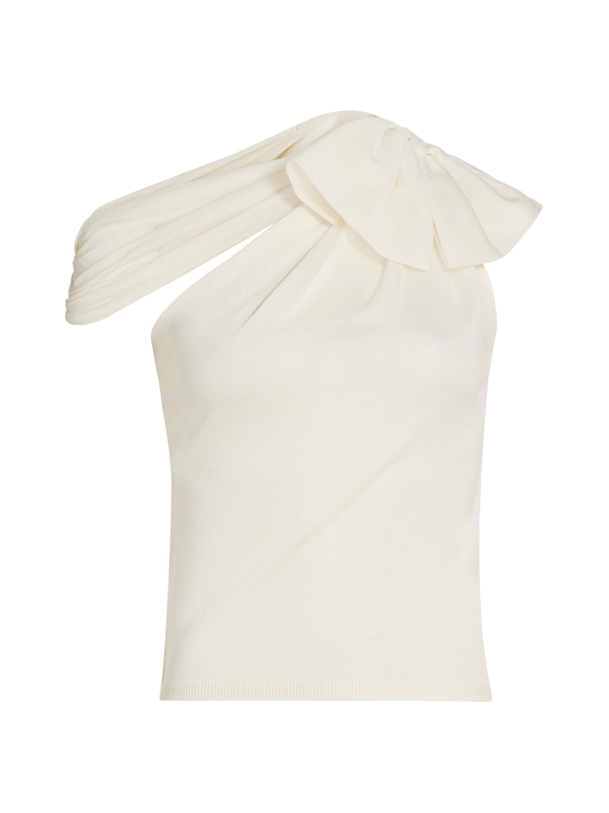 Giambattista Valli Women's Cashmere & Silk-Blend One-Shoulder Top -