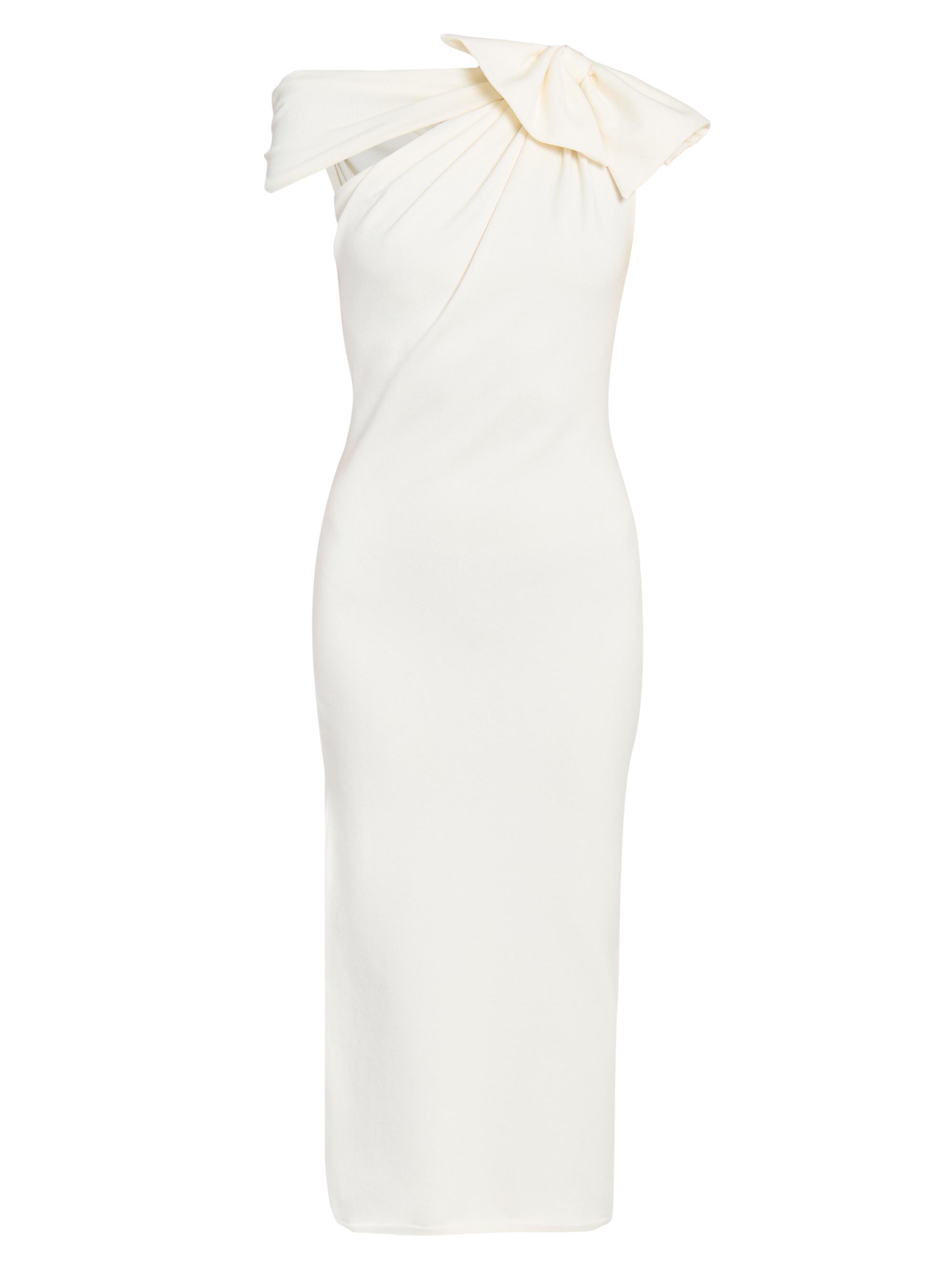 Giambattista Valli Women's Asymmetric Bow Knit Midi-Dress -