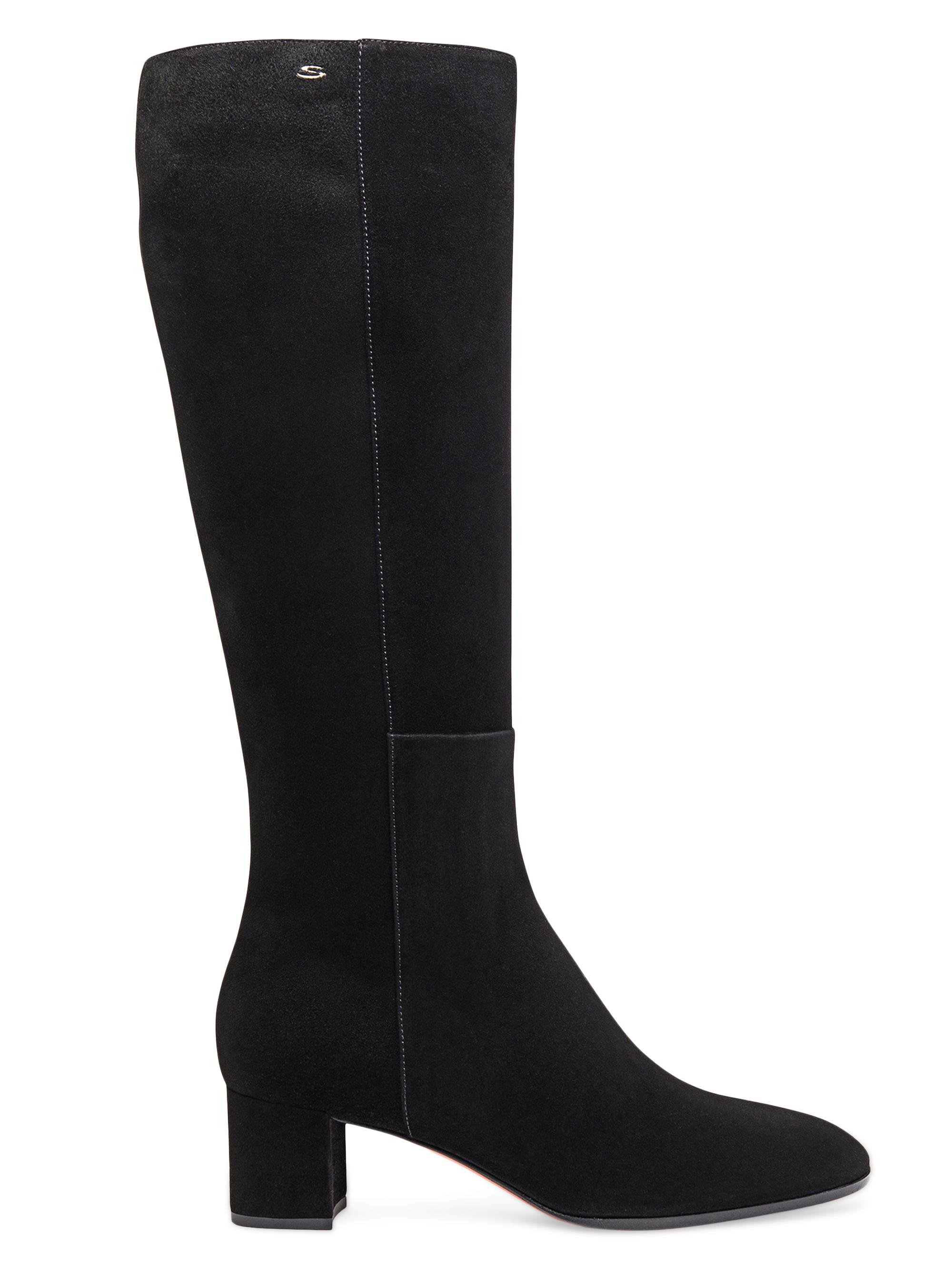 Tory Burch Cap-Toe 55MM Leather Knee-High Boots | Saks Fifth Avenue