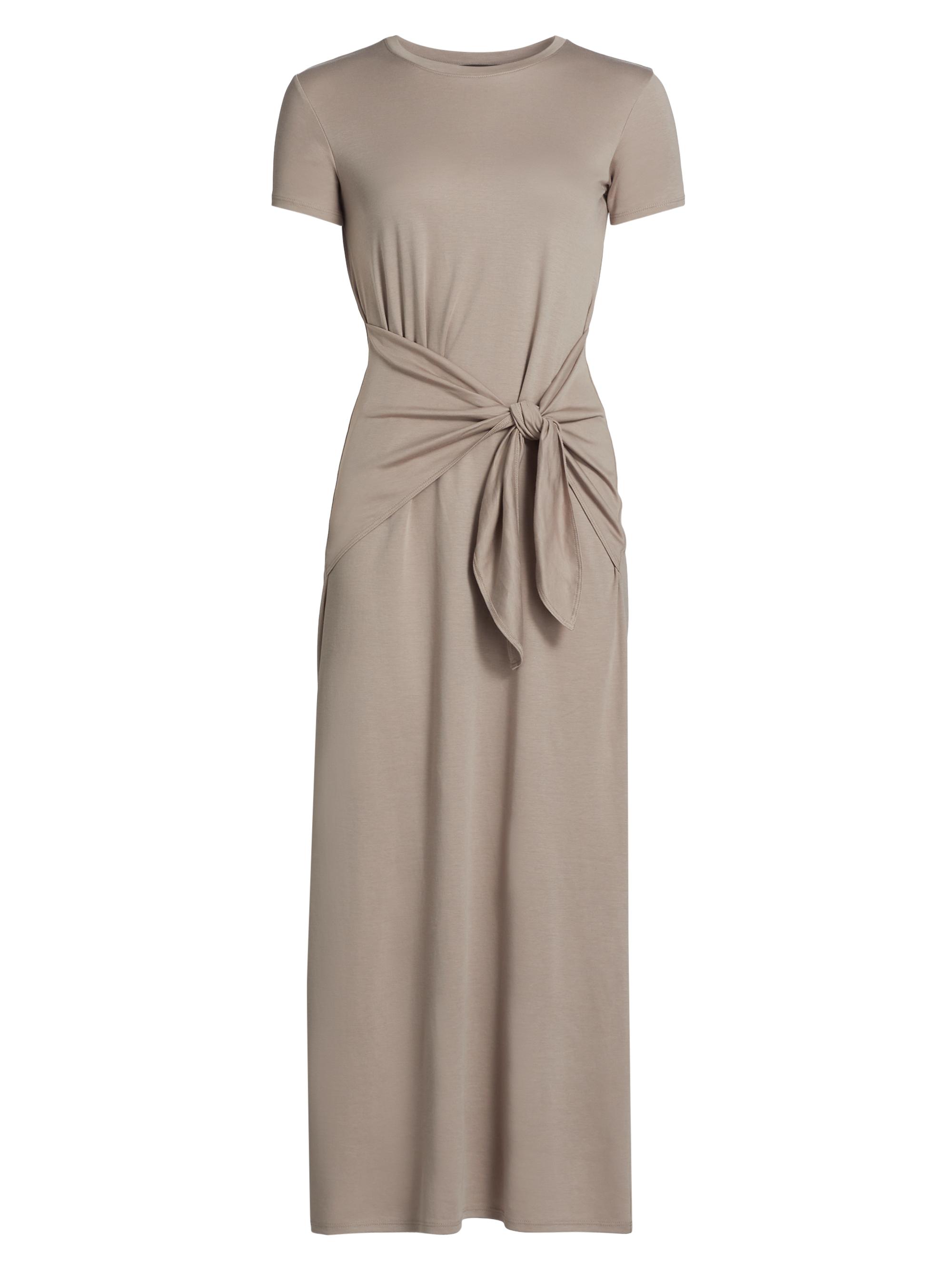 Theory Women's Self-Tie T-Shirt Maxi Dress - Cinder
