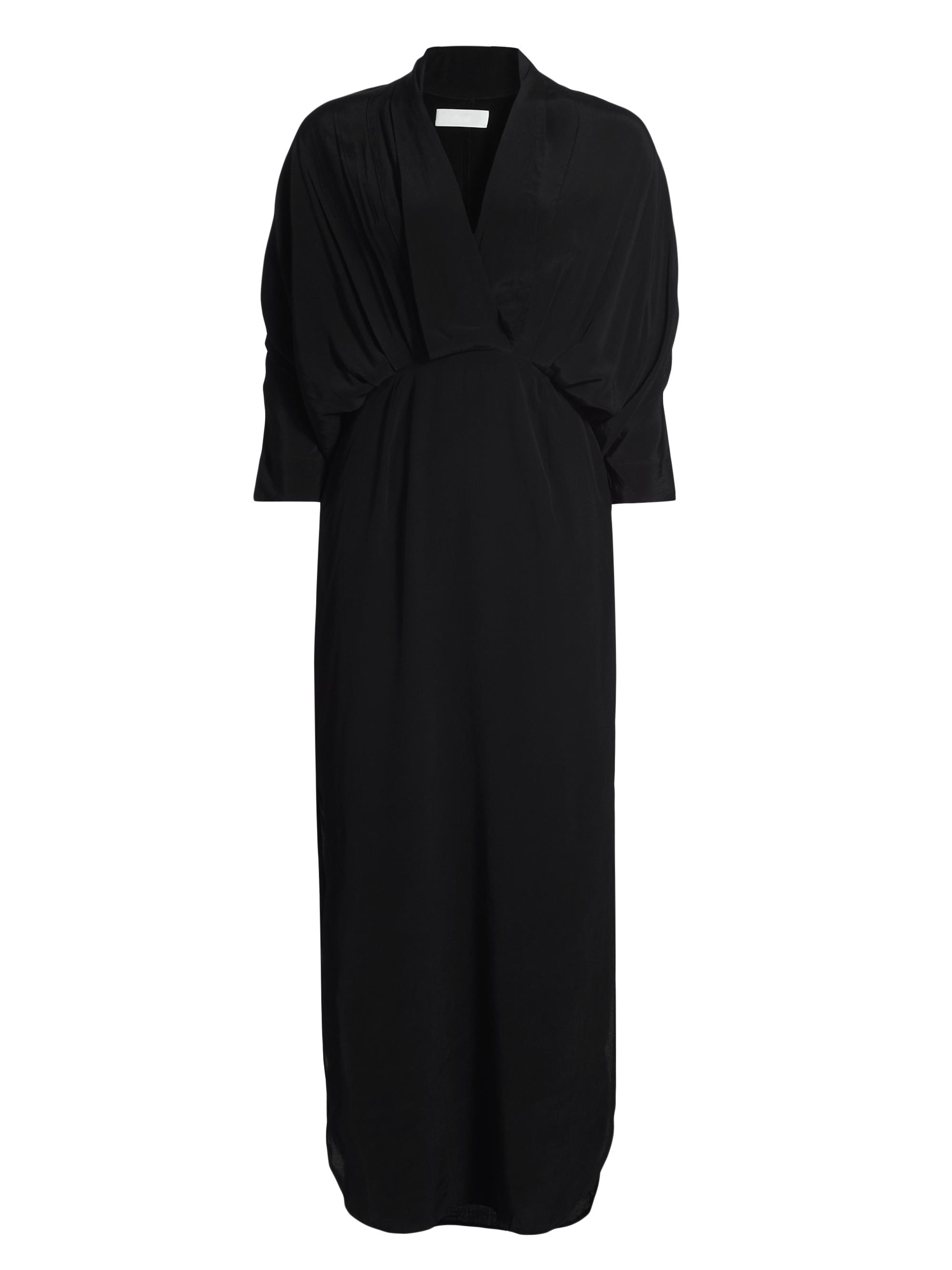 SWF Women's C'est La Vie Plunge Maxi Dress - Noir