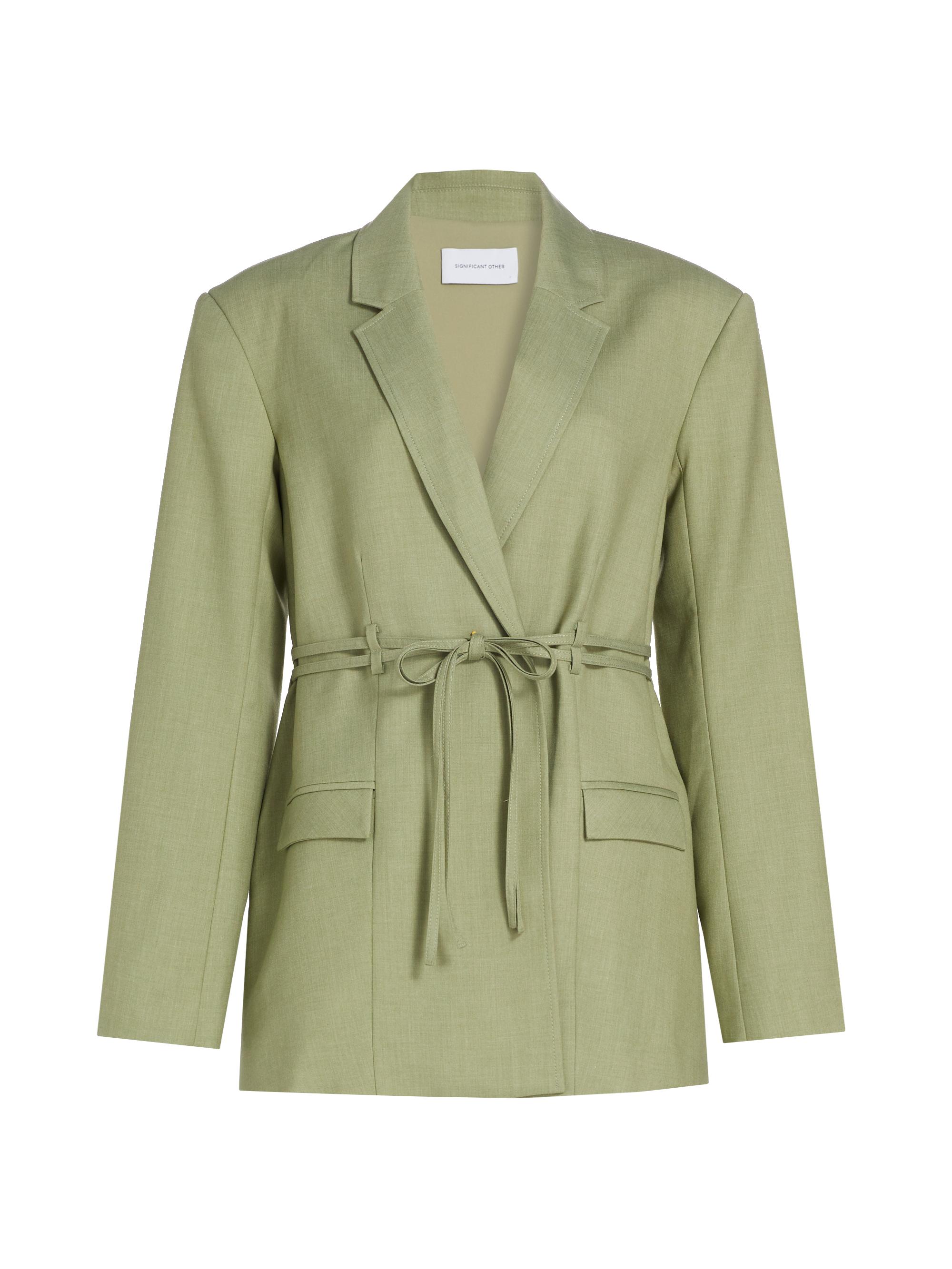 Significant Other Women's Leighton Oversized Blazer - Sage