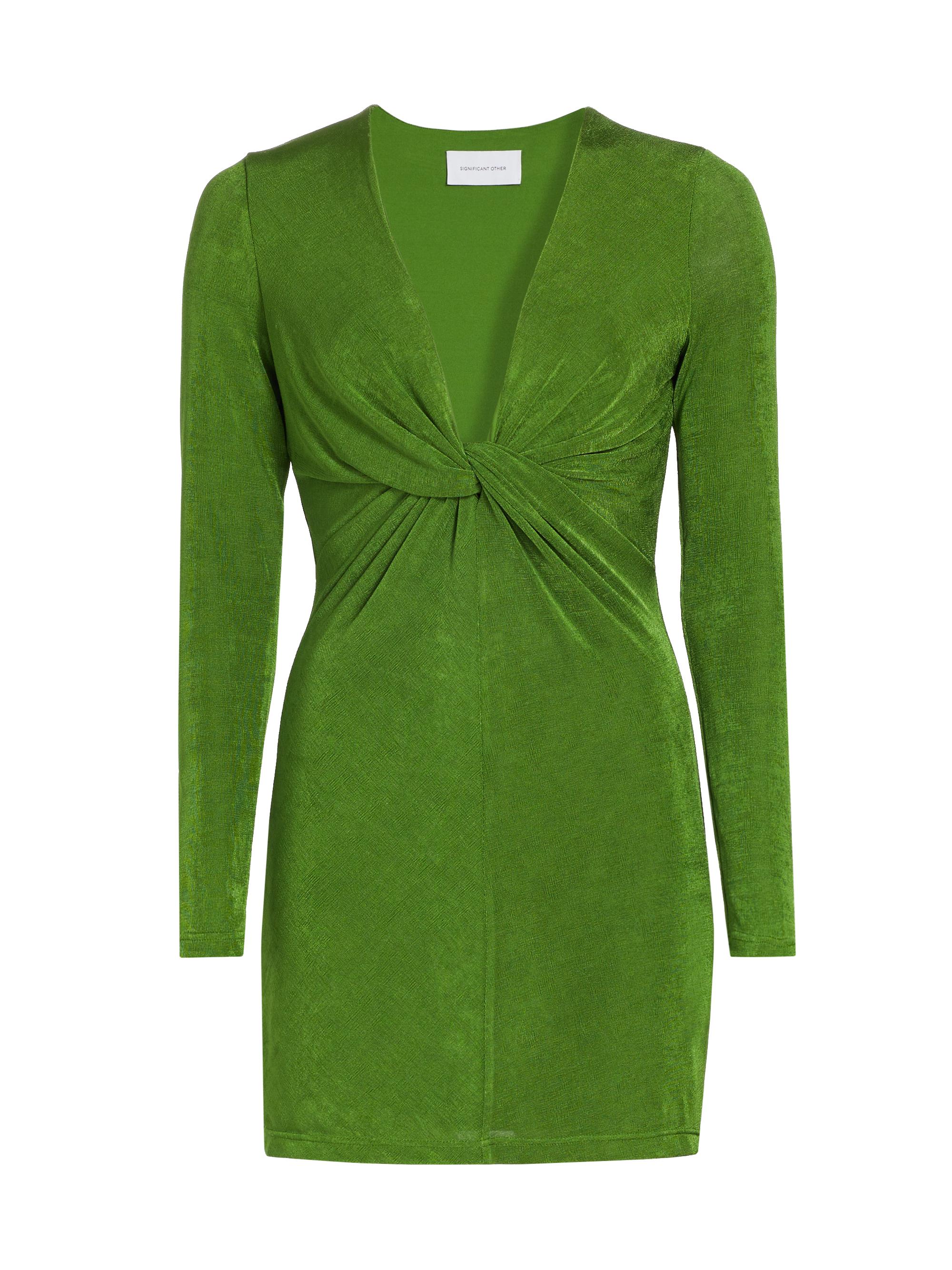 Significant Other Women's Acacia Twisted Minidress - Basil