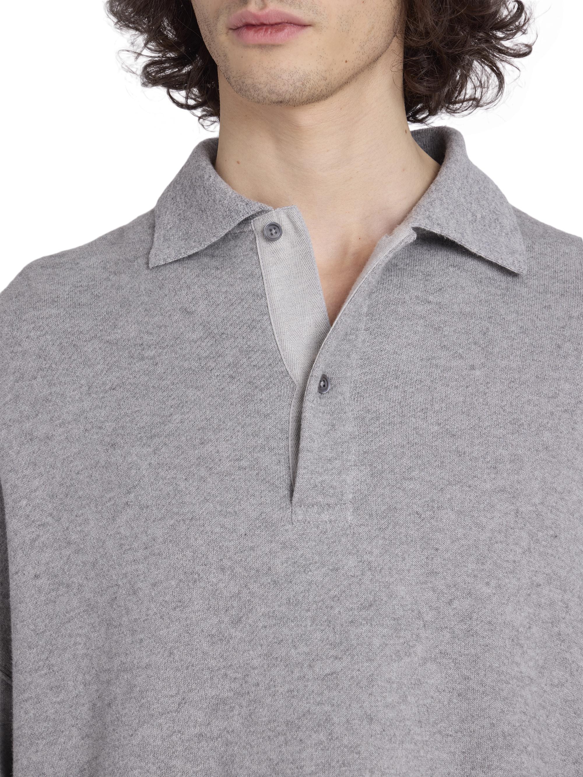 LOEWE Cotton-Blend Polo Sweatshirt | Saks Fifth Avenue