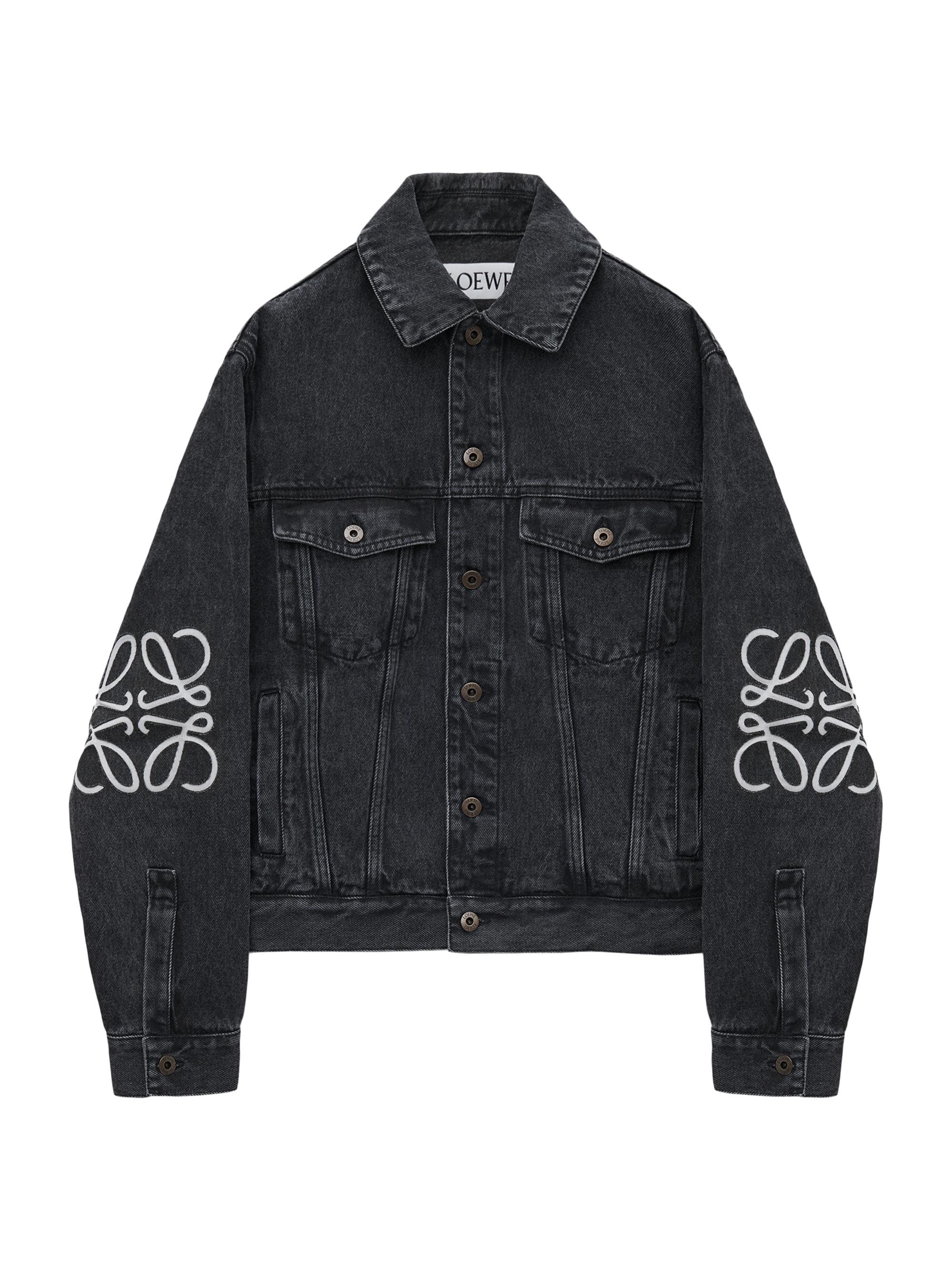 A*M様 LOEWE denim jacket black カバーオール 大戦 A*M様 LOEWE denim jacket black カバーオール 大戦 Loewe Anagram