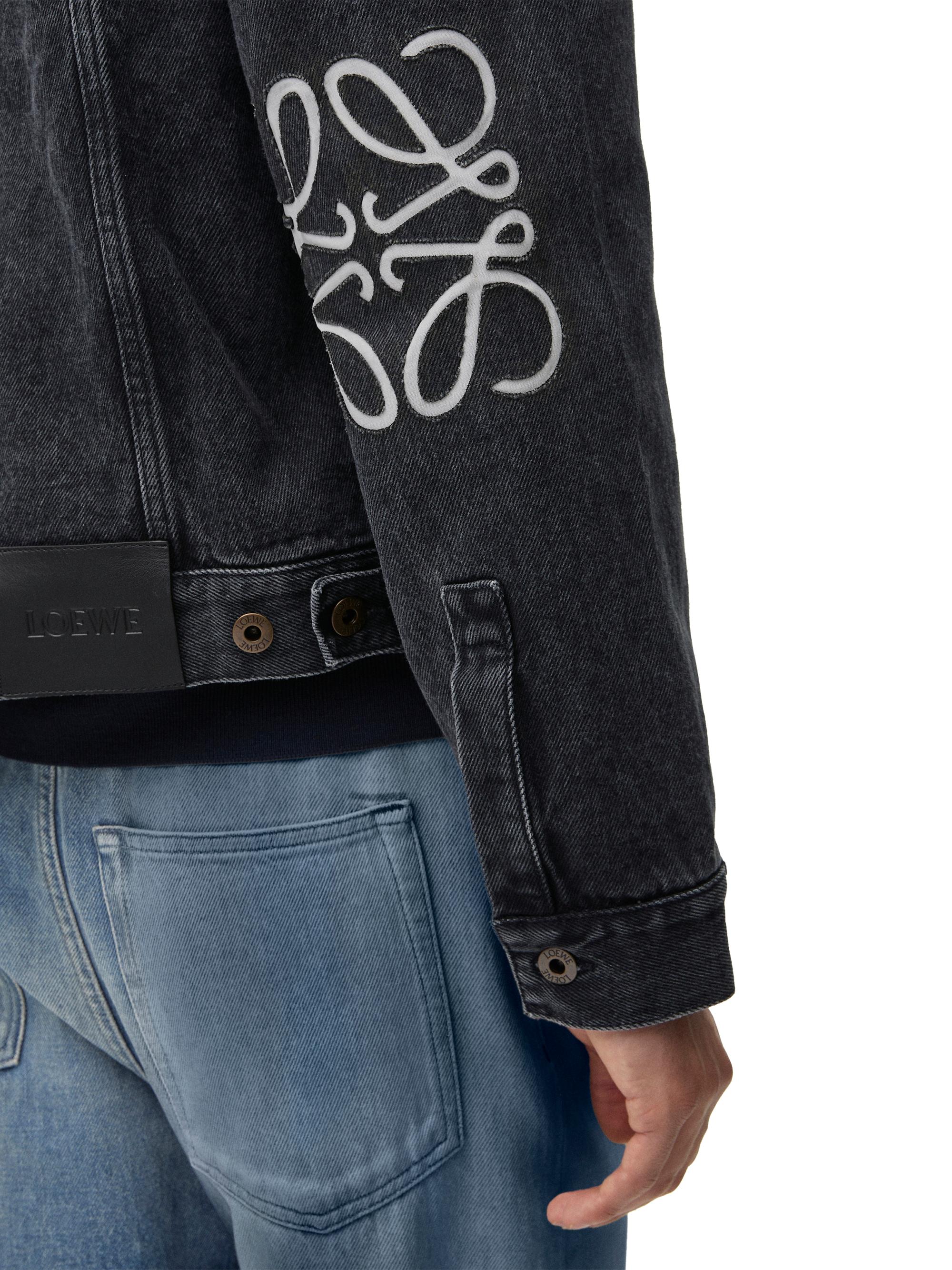 A*M様 LOEWE denim jacket black カバーオール 大戦 Loewe Men's