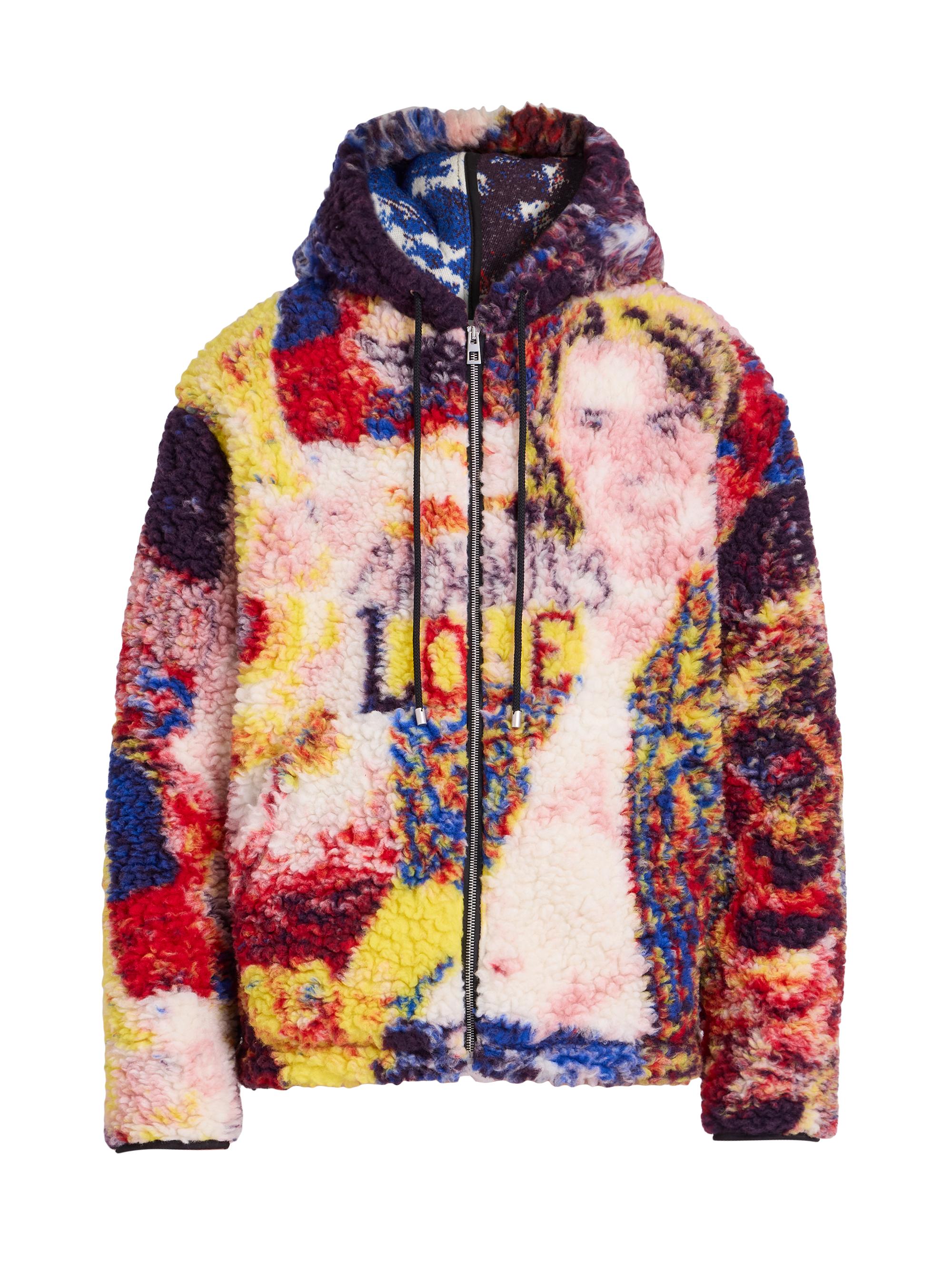 LOEWE Logo Wool-Blend Hooded Jacket | Saks Fifth Avenue