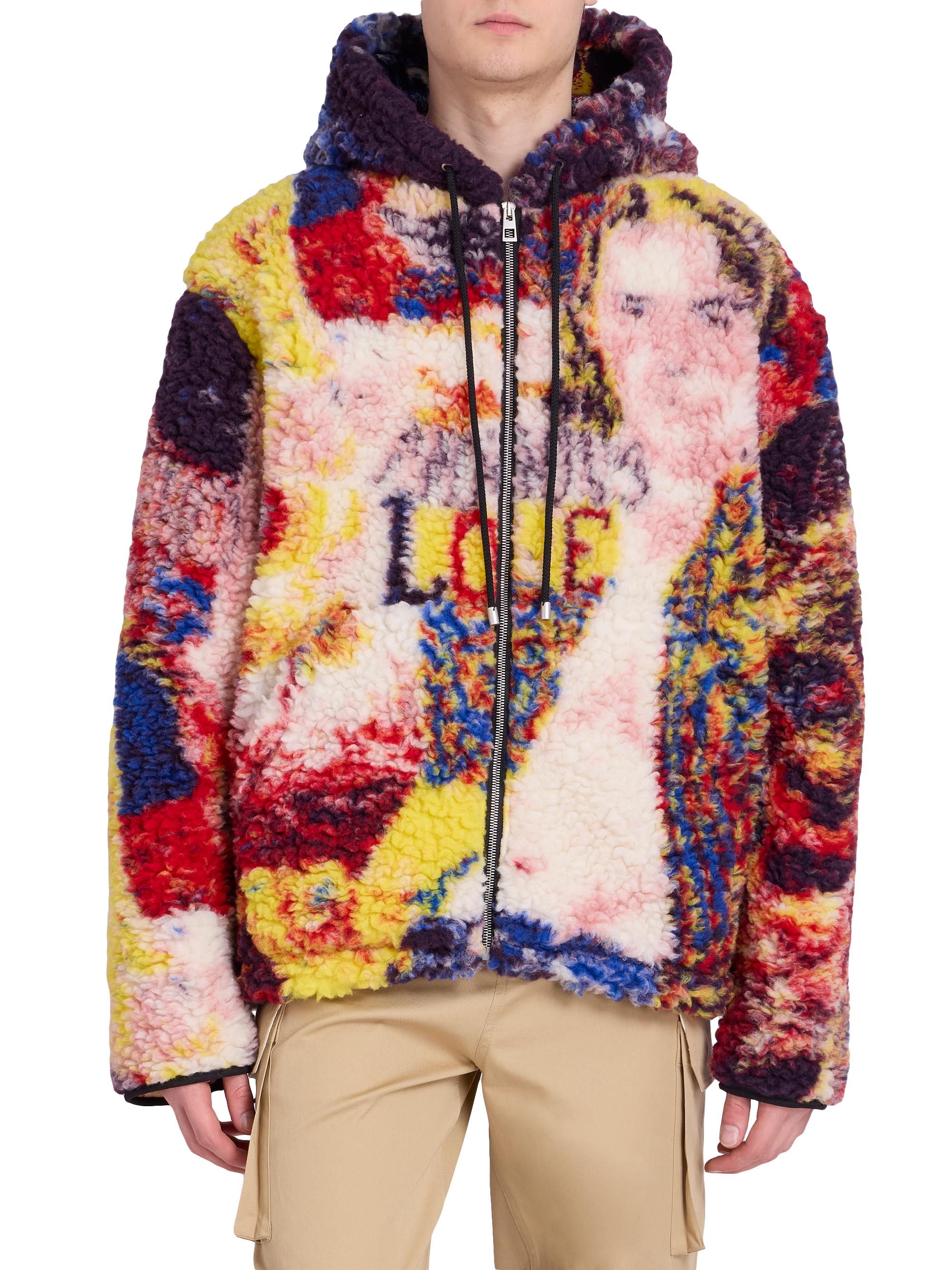 ジャケット・アウター LOEWE PAULA PRINT HOODED COAT XS Beige loewe paula s ibiza logo canvas espadrilles Loewe - LOEWE