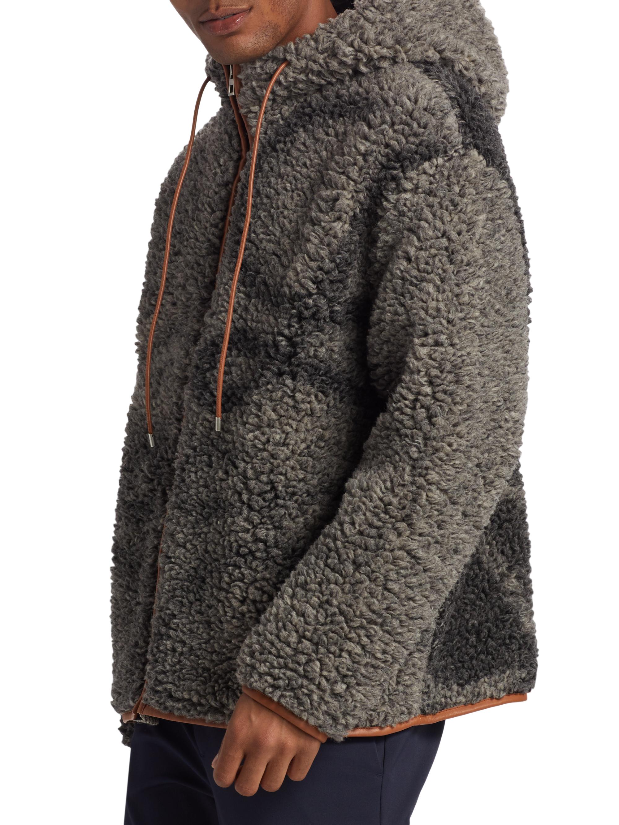 ジャケット・アウター LOEWE Pansy Fleece Hooded Blouson LOEWE Pansy Fleece Hooded Blouson - メルカリ