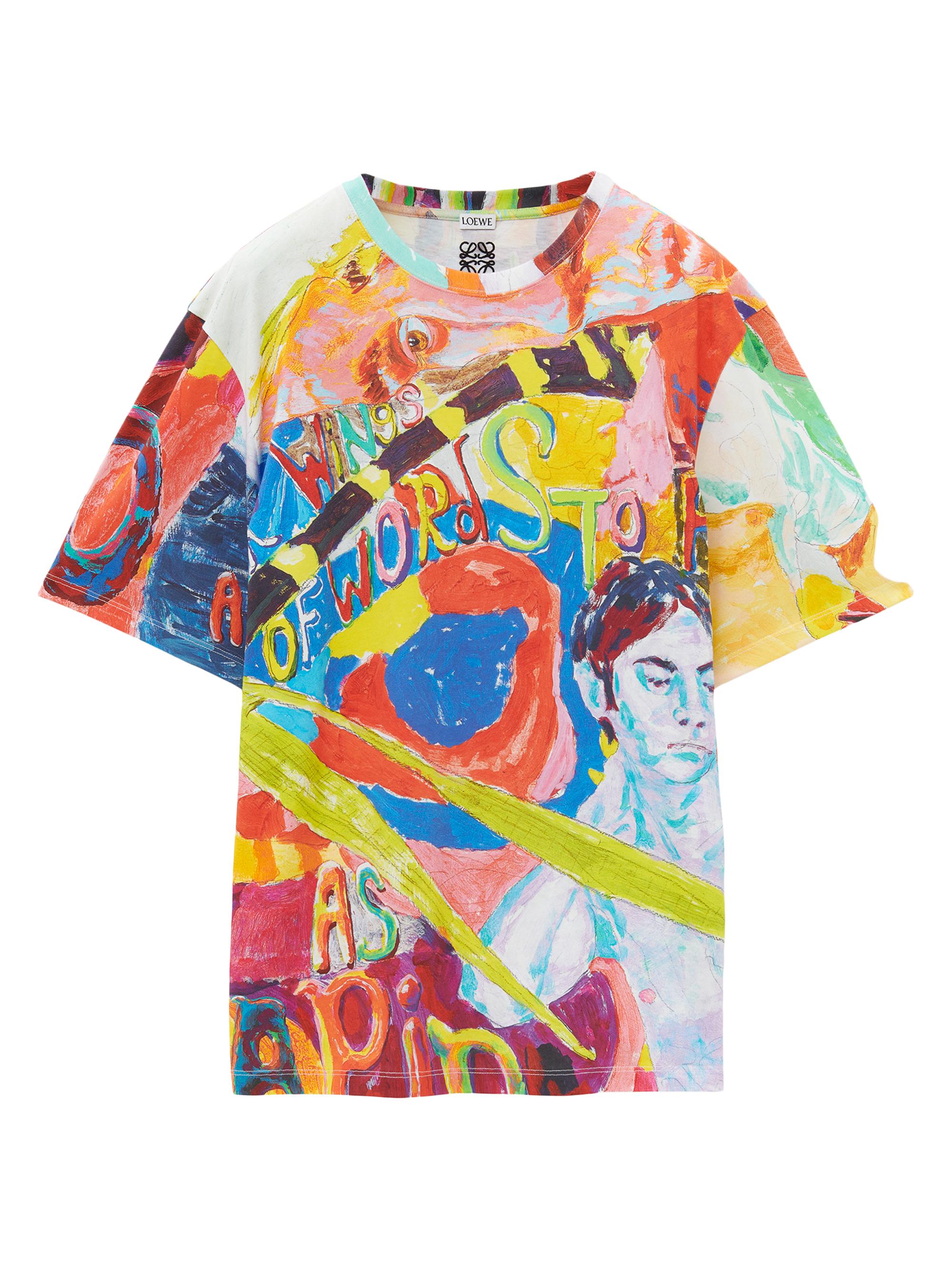 LOEWE Men's Graphic Cotton-Blend T-Shirt