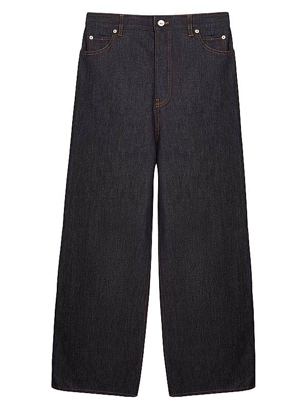 Shop LOEWE Five-Pocket-Style Wide-Leg Jeans | Saks Fifth Avenue Shop LOEWE Five-Pocket-Style Wide-Leg Jeans | Saks Fifth Avenue