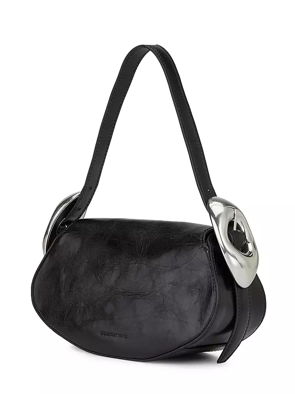 Shop Alexander Wang Small Orb Crackle Patent Leather Shop Alexander Wang Small Orb Crackle Patent Leather