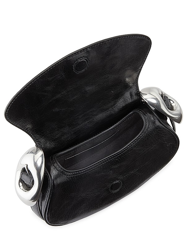 Shop Alexander Wang Small Orb Crackle Patent Leather Shop Alexander Wang Small Orb Crackle Patent Leather