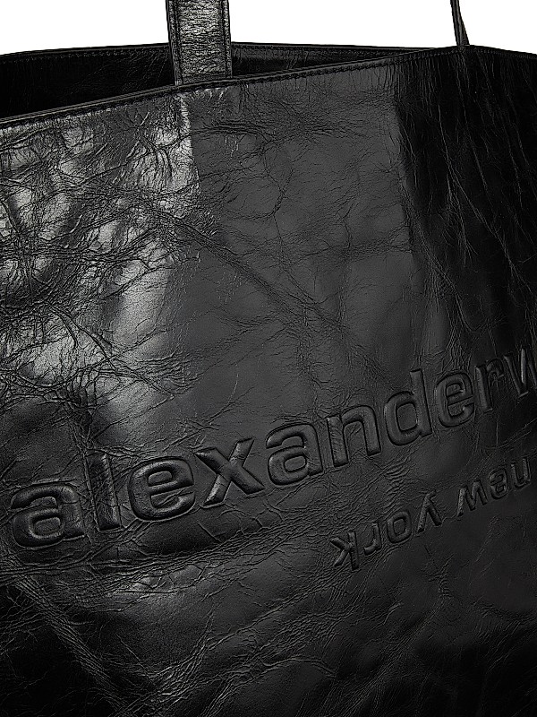 Shop Alexander Wang Large Crackle Patent Leather Tote Bag Shop Alexander Wang Large Crackle Patent Leather Tote Bag