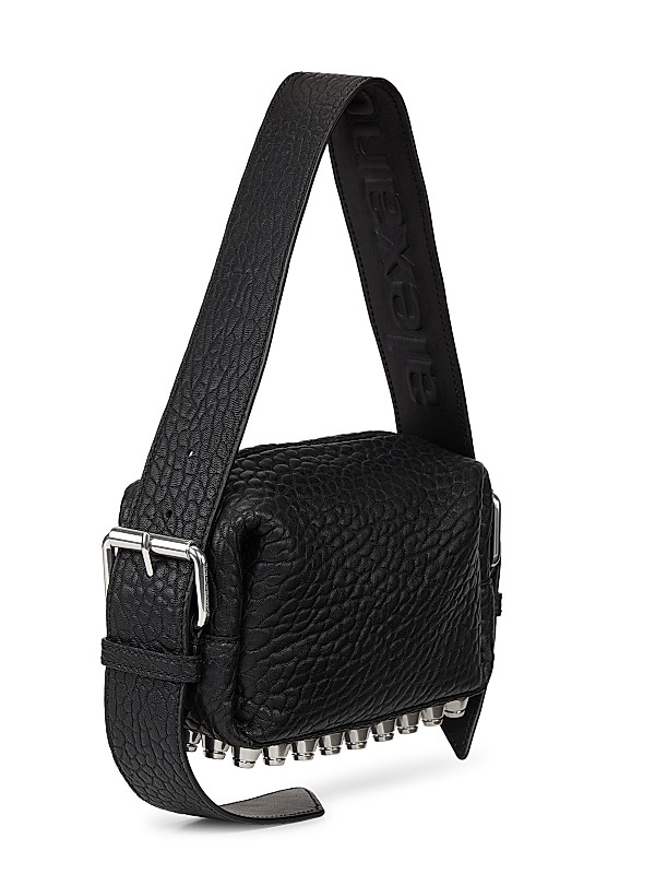 Shop Alexander Wang Small Ricco Pebbled Leather Shoulder Bag Shop Alexander Wang Small Ricco Pebbled Leather Shoulder Bag