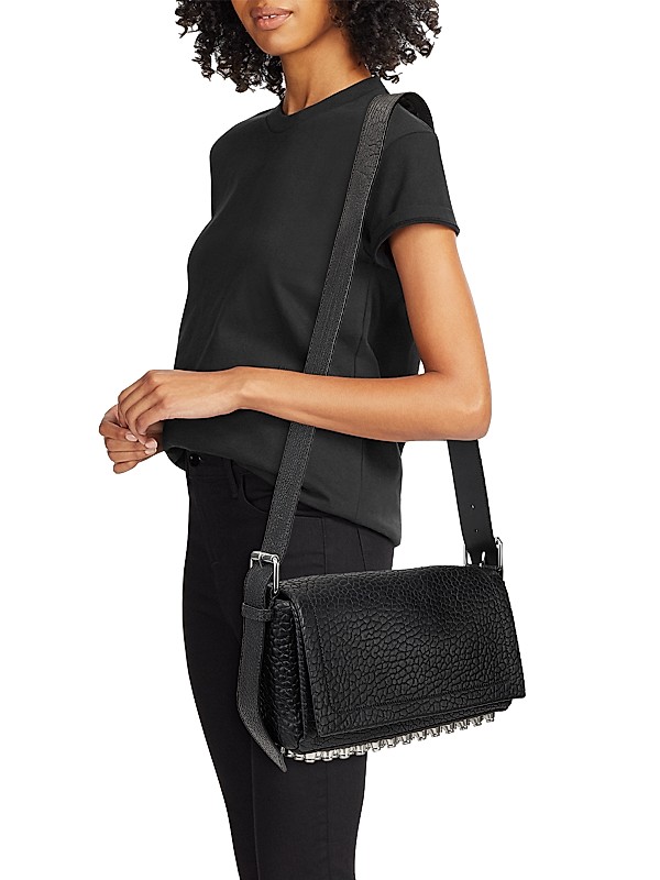 Shop Alexander Wang Medium Ricco Pebbled Leather Shoulder Shop Alexander Wang Medium Ricco Pebbled Leather Shoulder