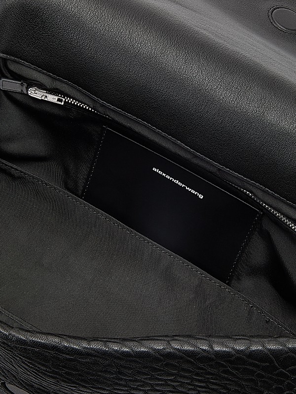 Shop Alexander Wang Medium Ricco Pebbled Leather Shoulder Shop Alexander Wang Medium Ricco Pebbled Leather Shoulder