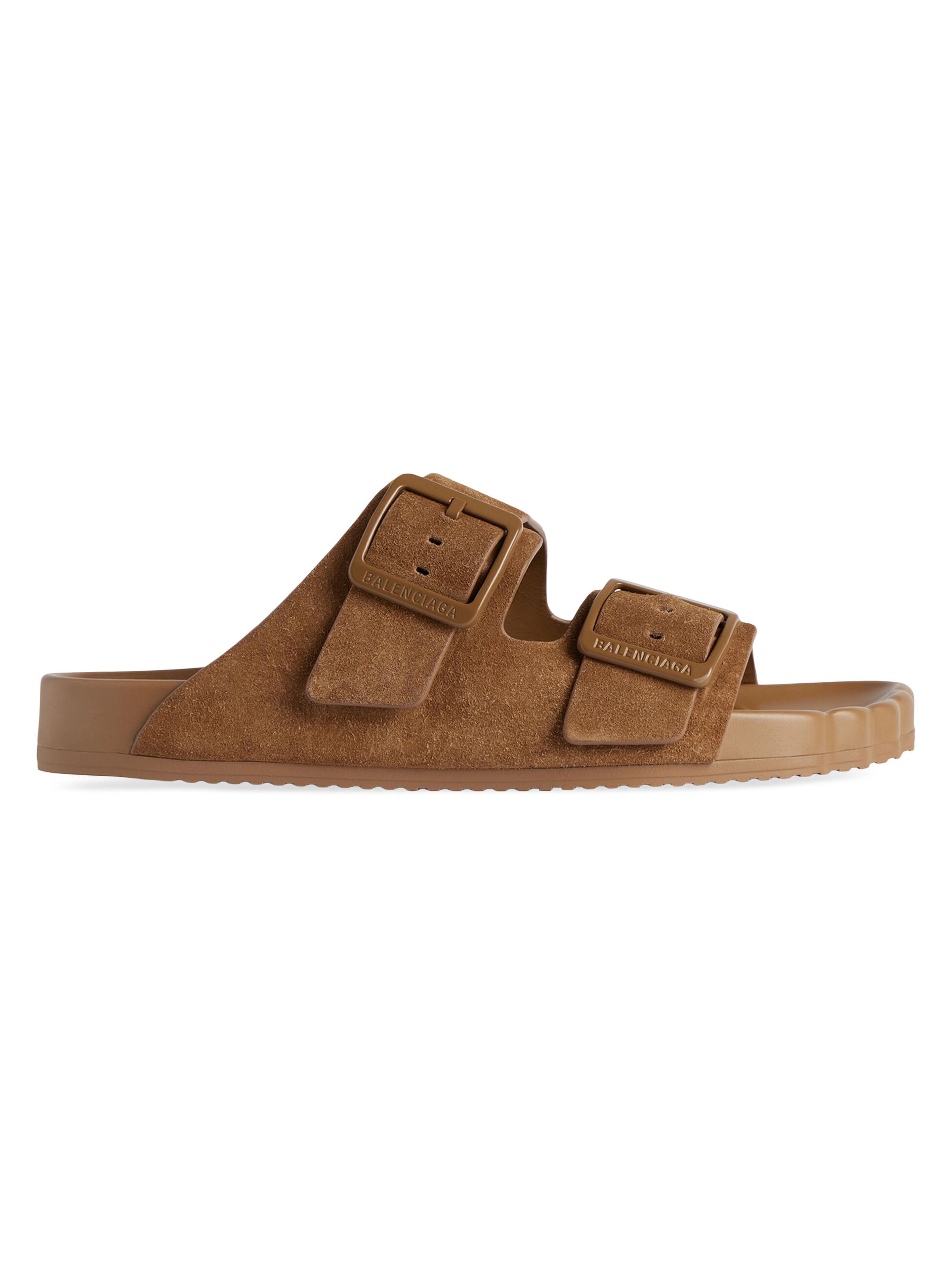 Balenciaga Men's Sunday Sandals - Brown