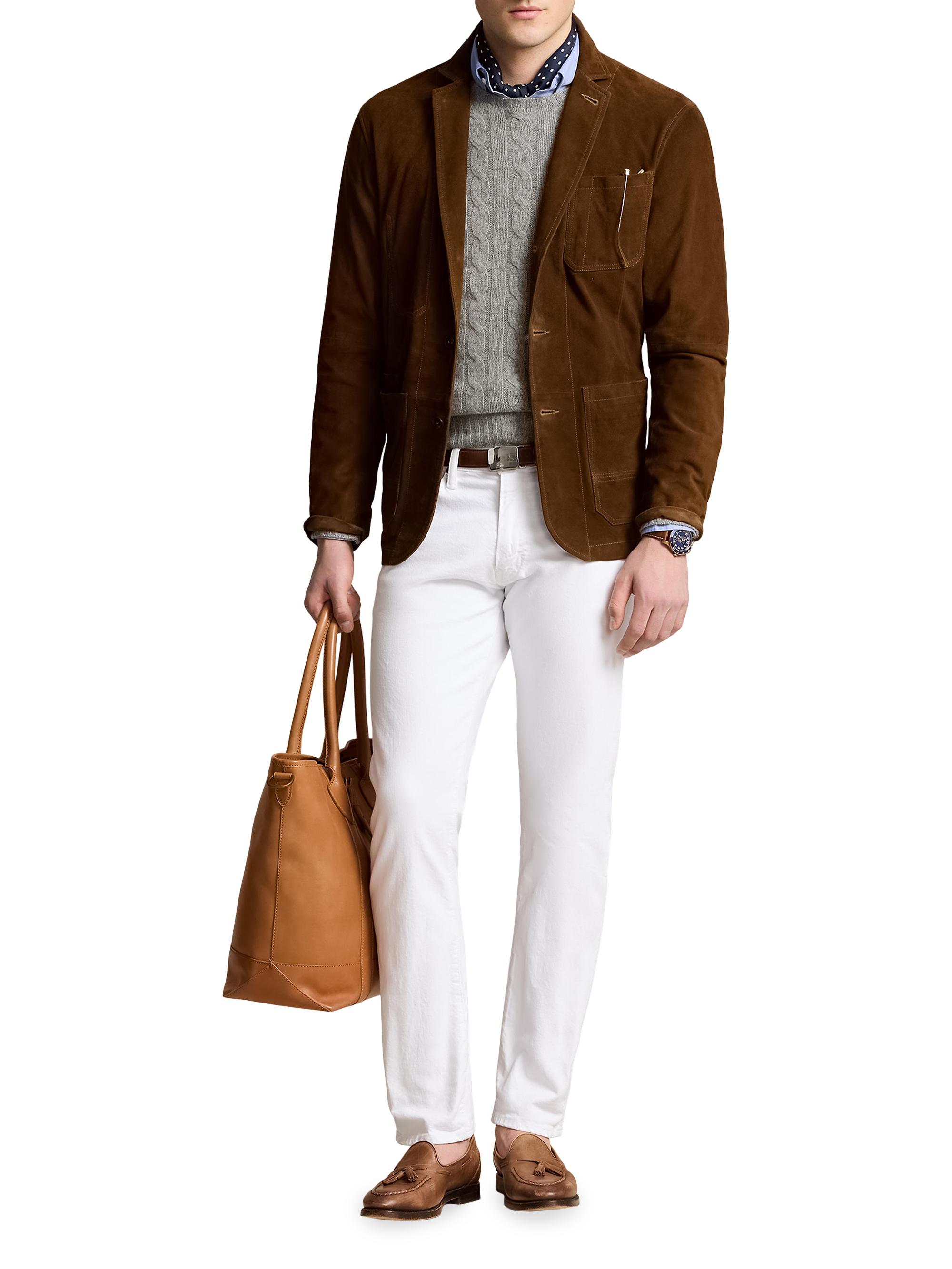 Polo Ralph Lauren Suede Sport Jacket | Saks Fifth Avenue
