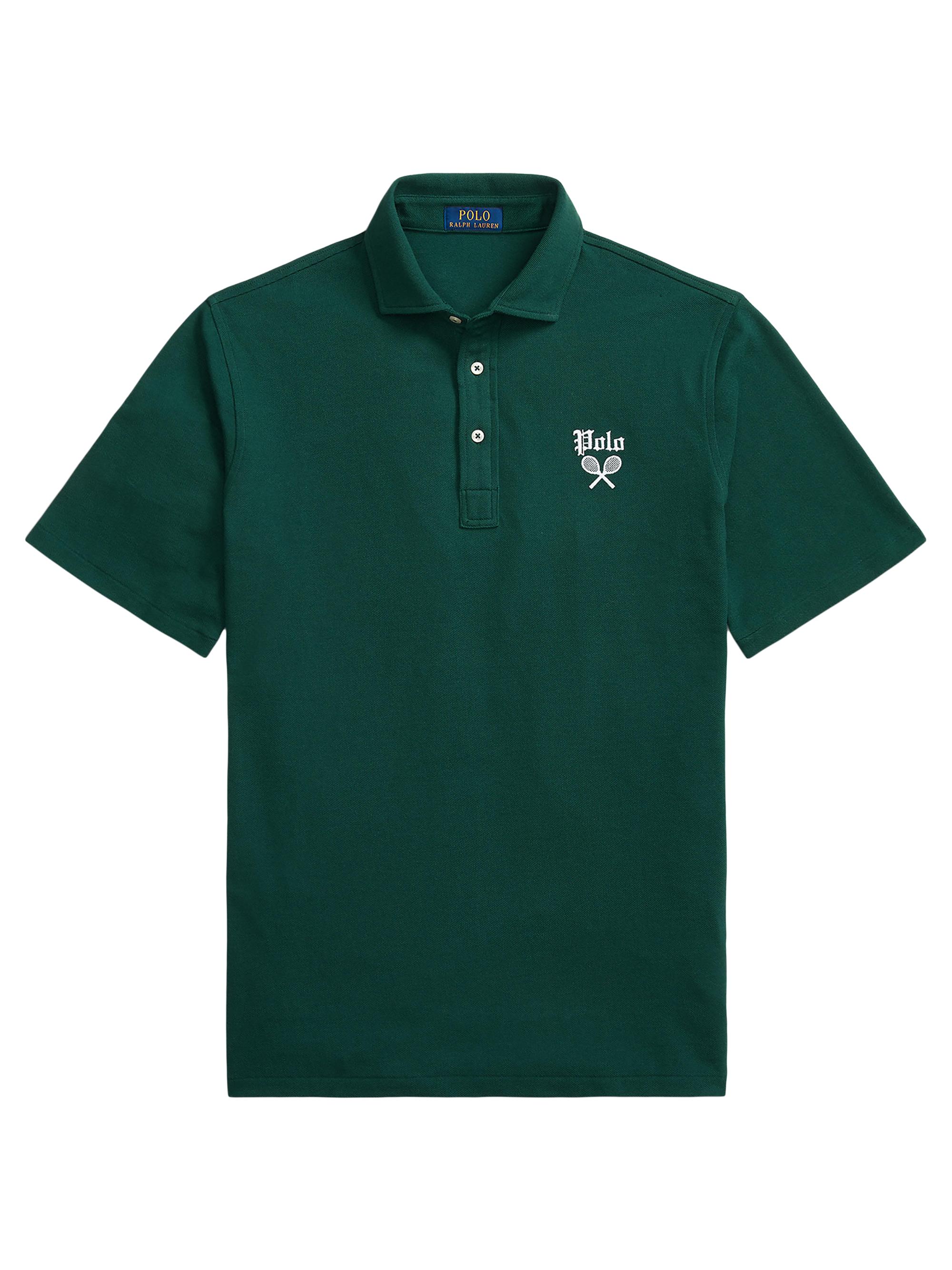 Polo Ralph Lauren Men's Tennis Logo Cotton Polo Shirt - Moss Agate