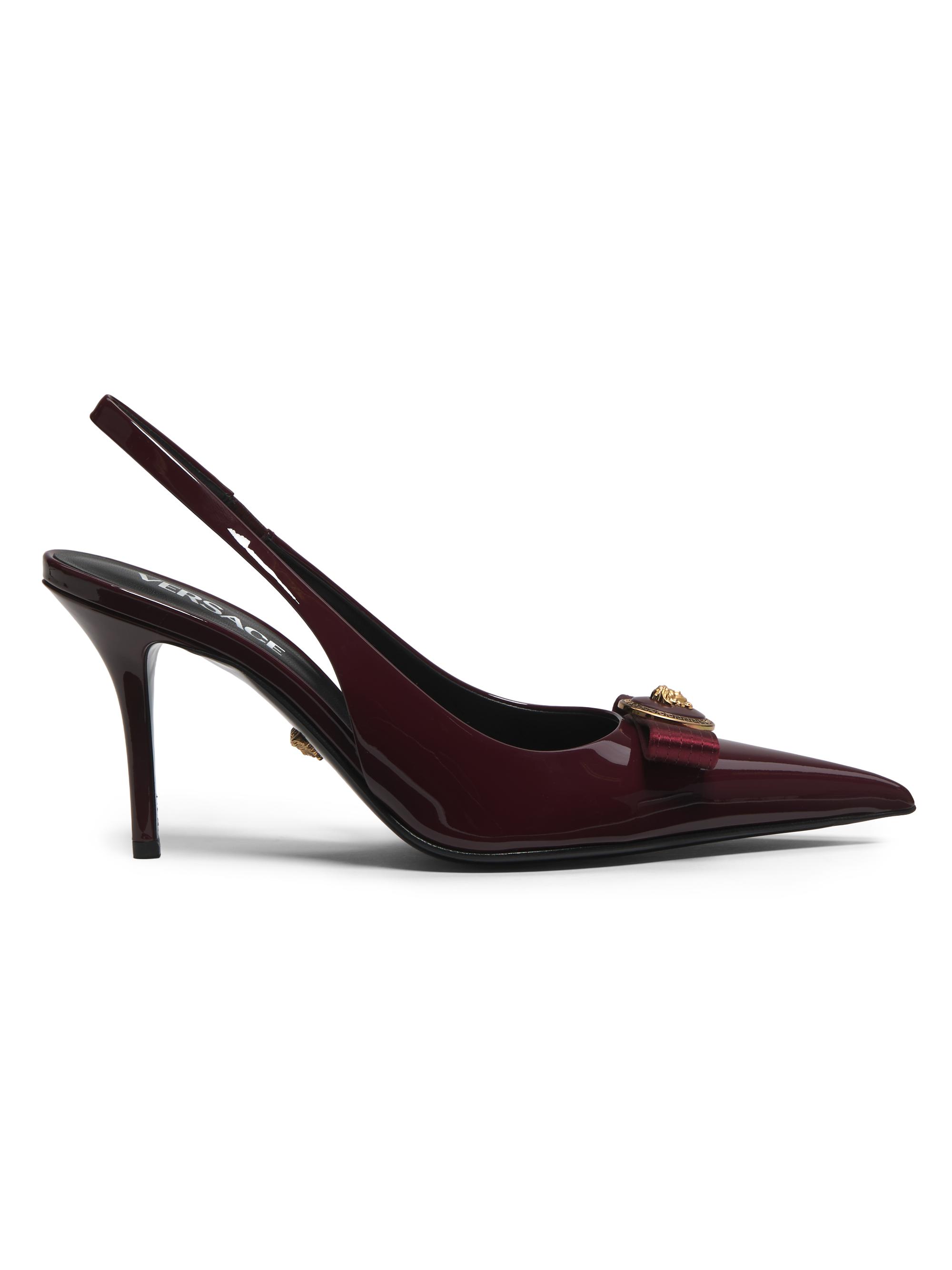 Versace Gianni Ribbon 85MM Slingback Pumps | Saks Fifth Avenue