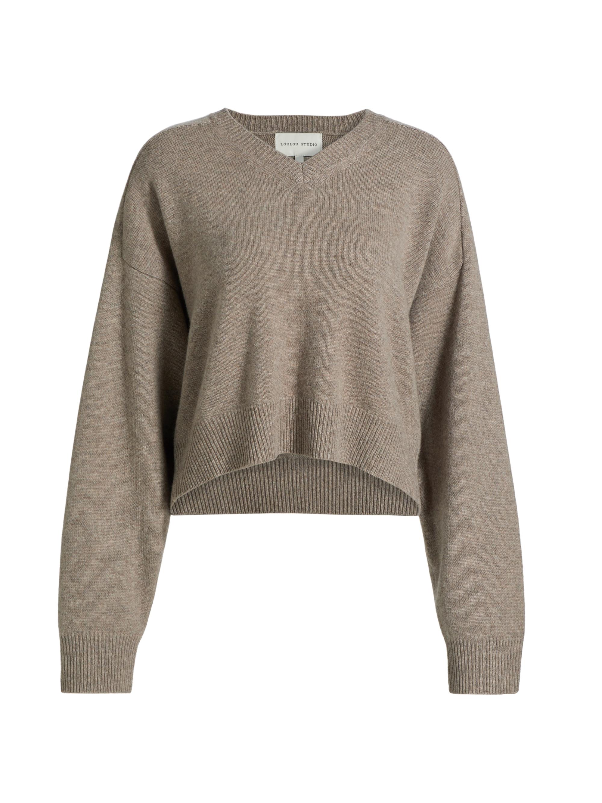 Loulou de Saison Women's Anzor Cashmere V-Neck Sweater -