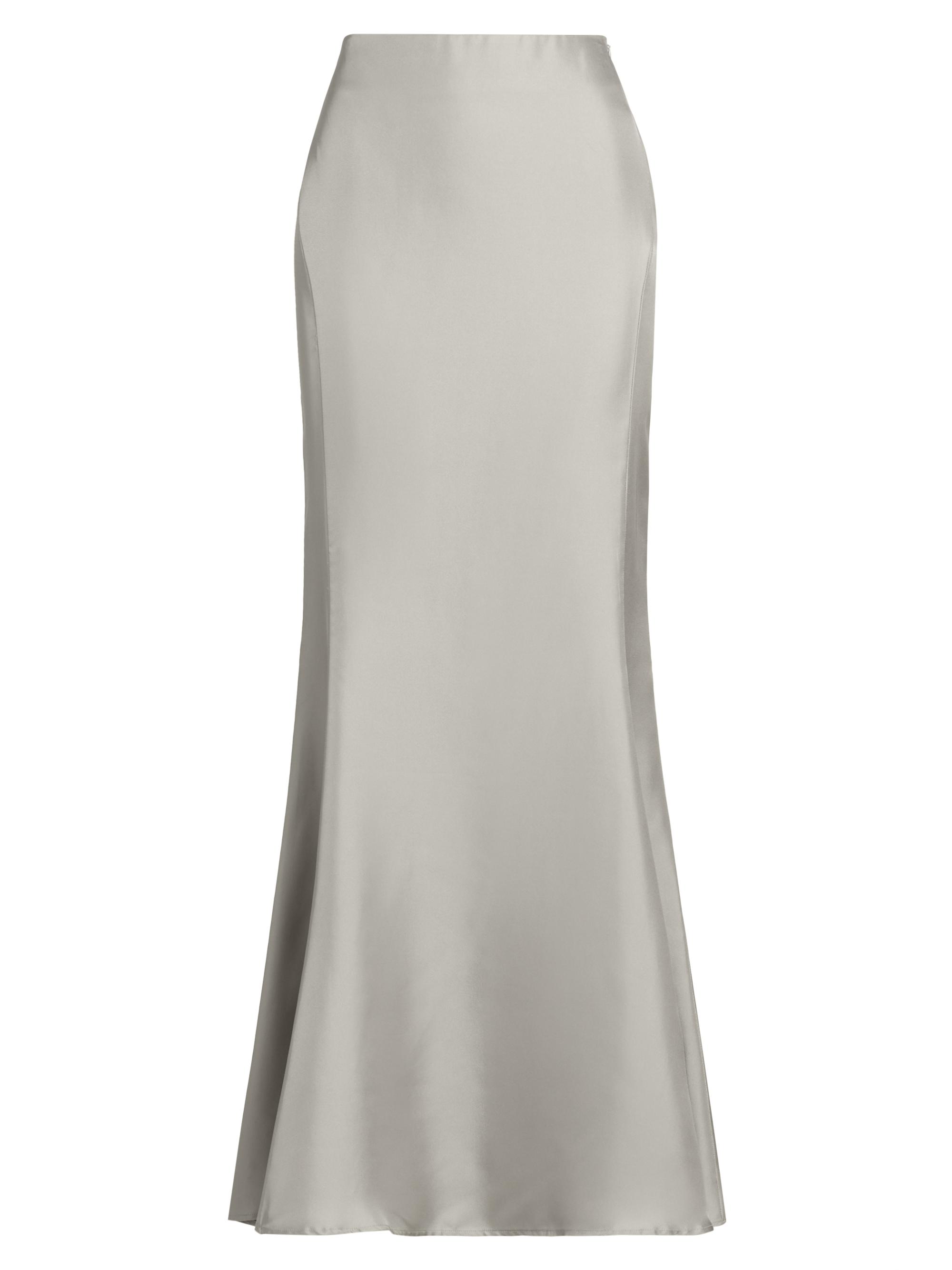 Loulou de Saison Women's Dalupiri Silk Maxi-Skirt - Grey