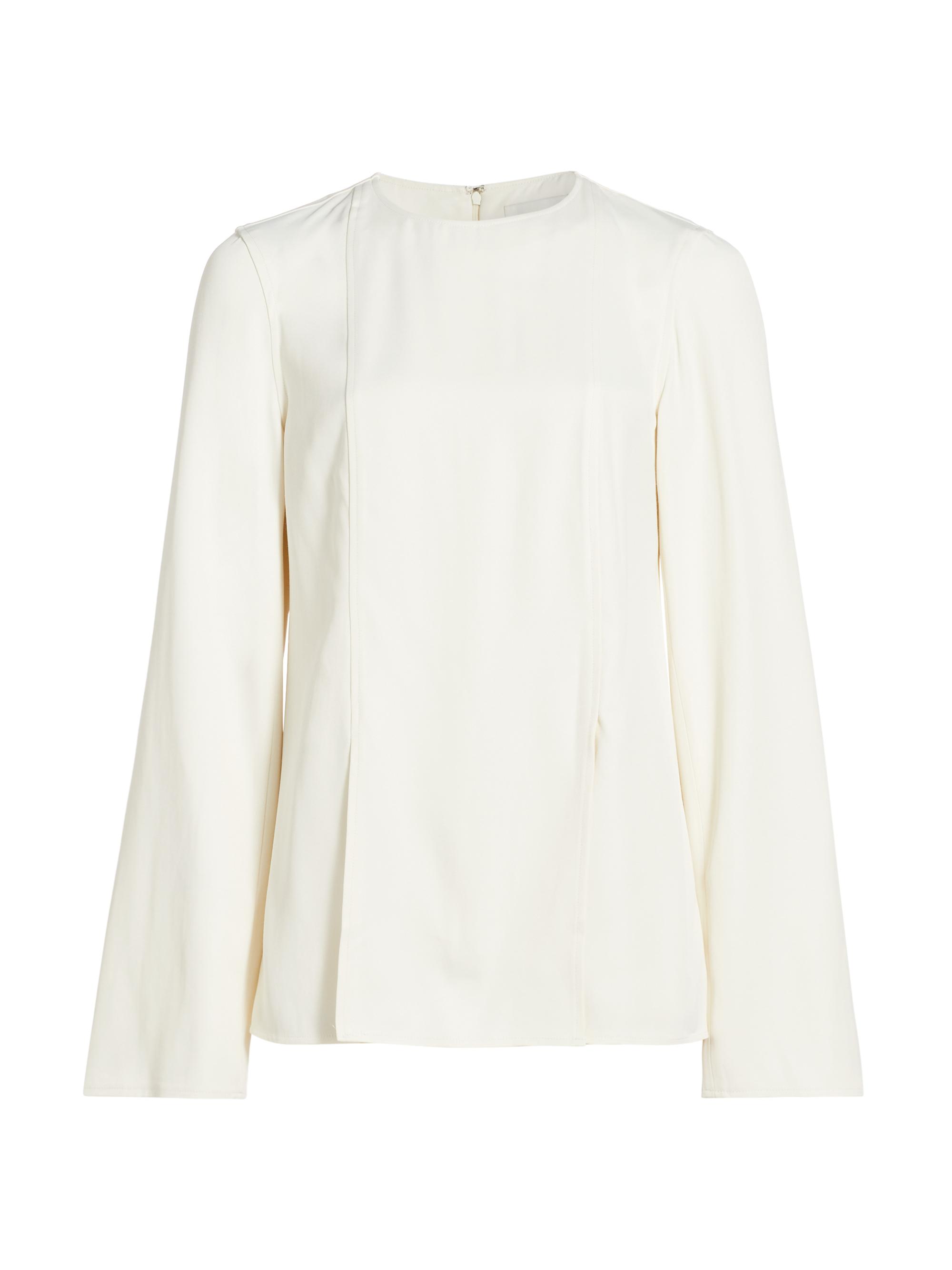 Loulou Studio Women's Split-Hem Long-Sleeve Blouse -