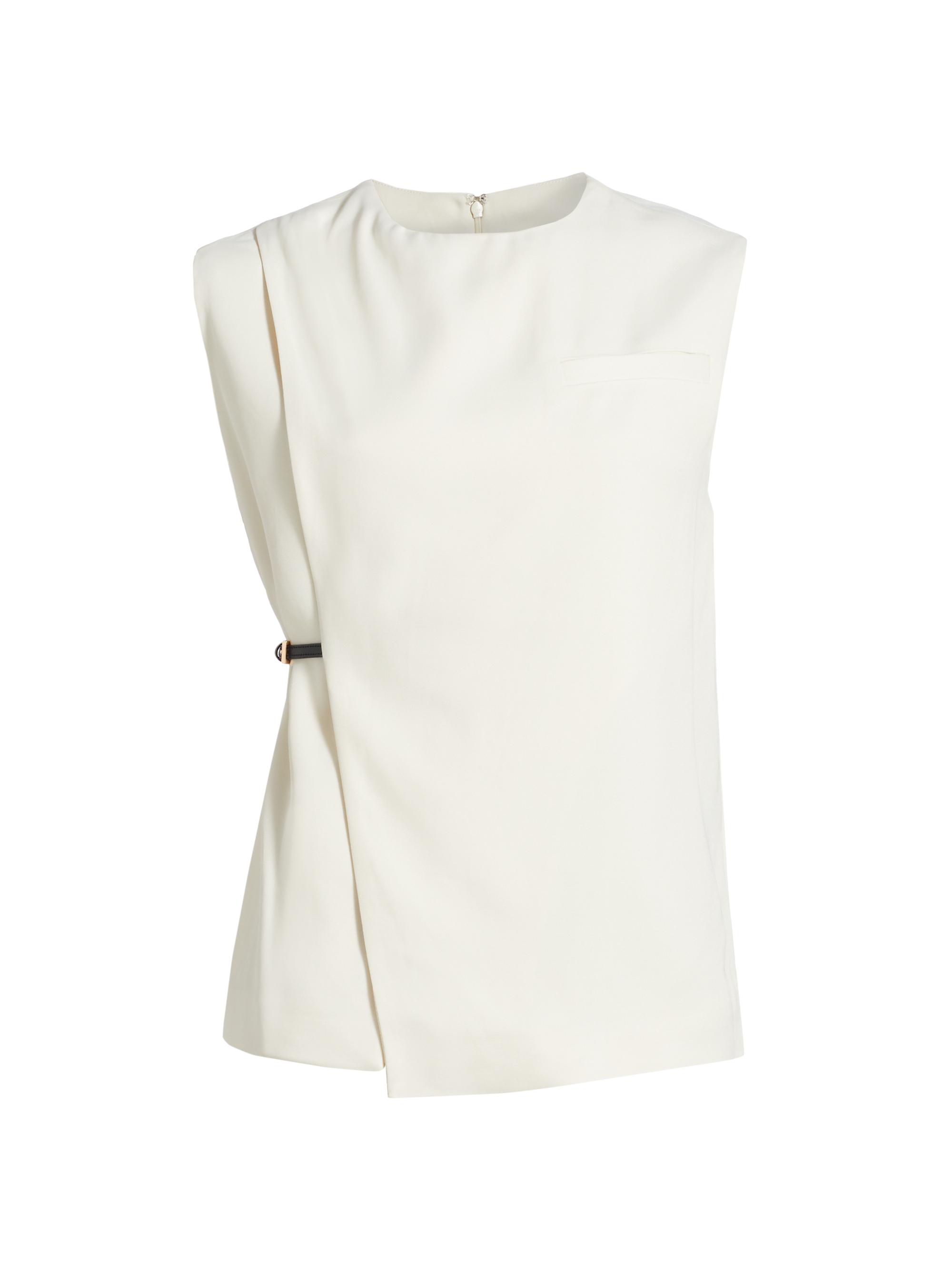 Loulou Studio Women's Buckle-Strap Sleeveless Top -