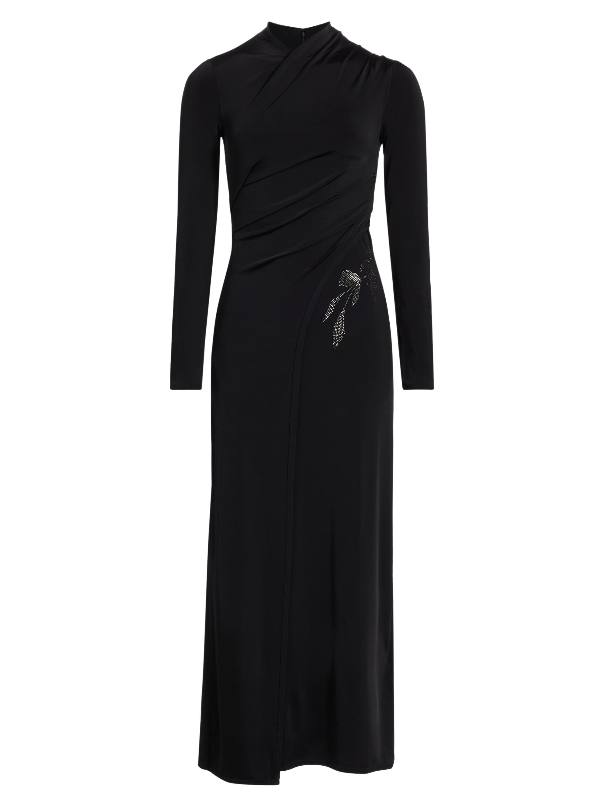Giorgio Armani Jersey Embellished Midi-Dress | Saks Fifth Avenue