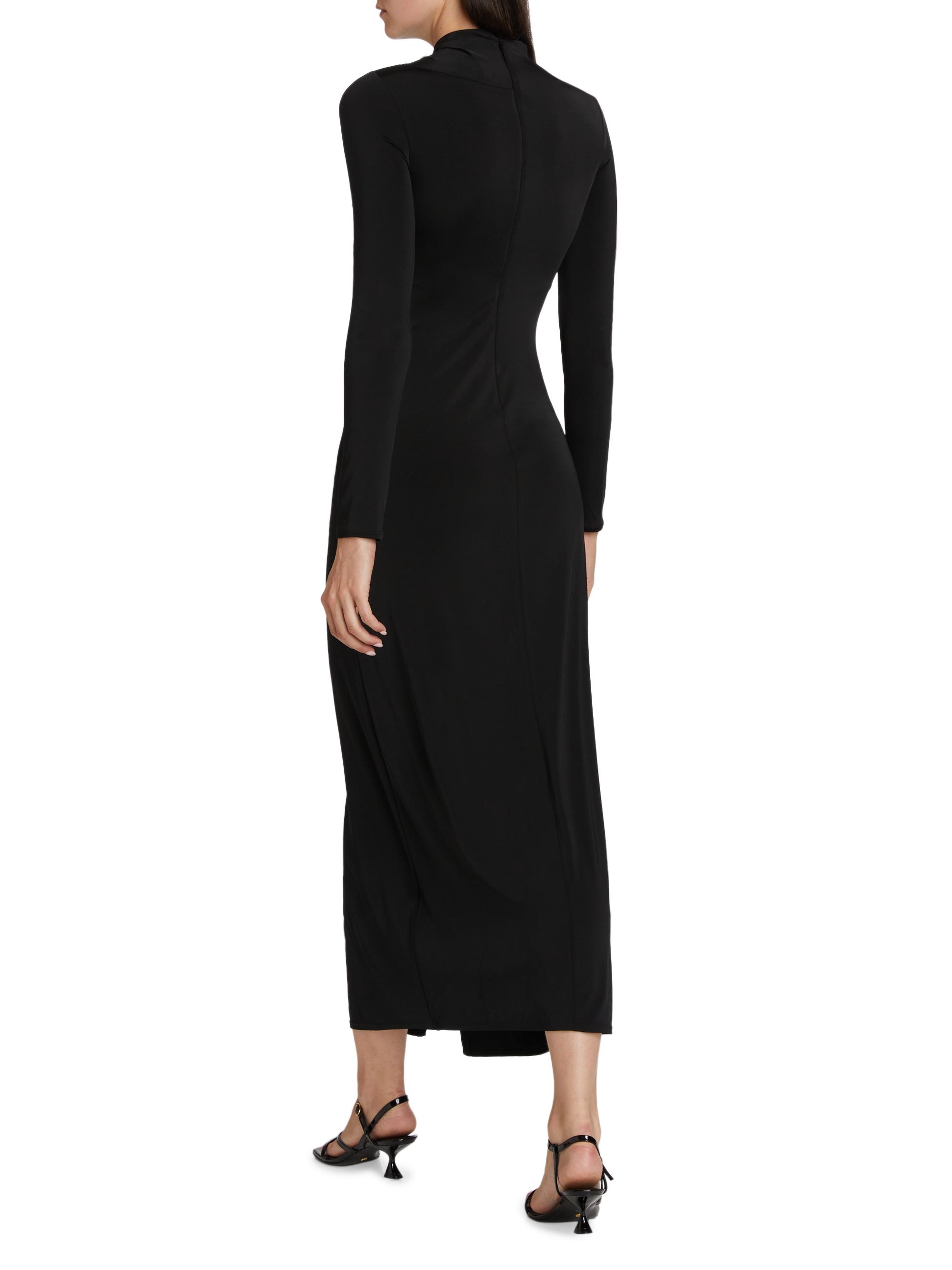 Giorgio Armani Jersey Embellished Midi-Dress | Saks Fifth Avenue