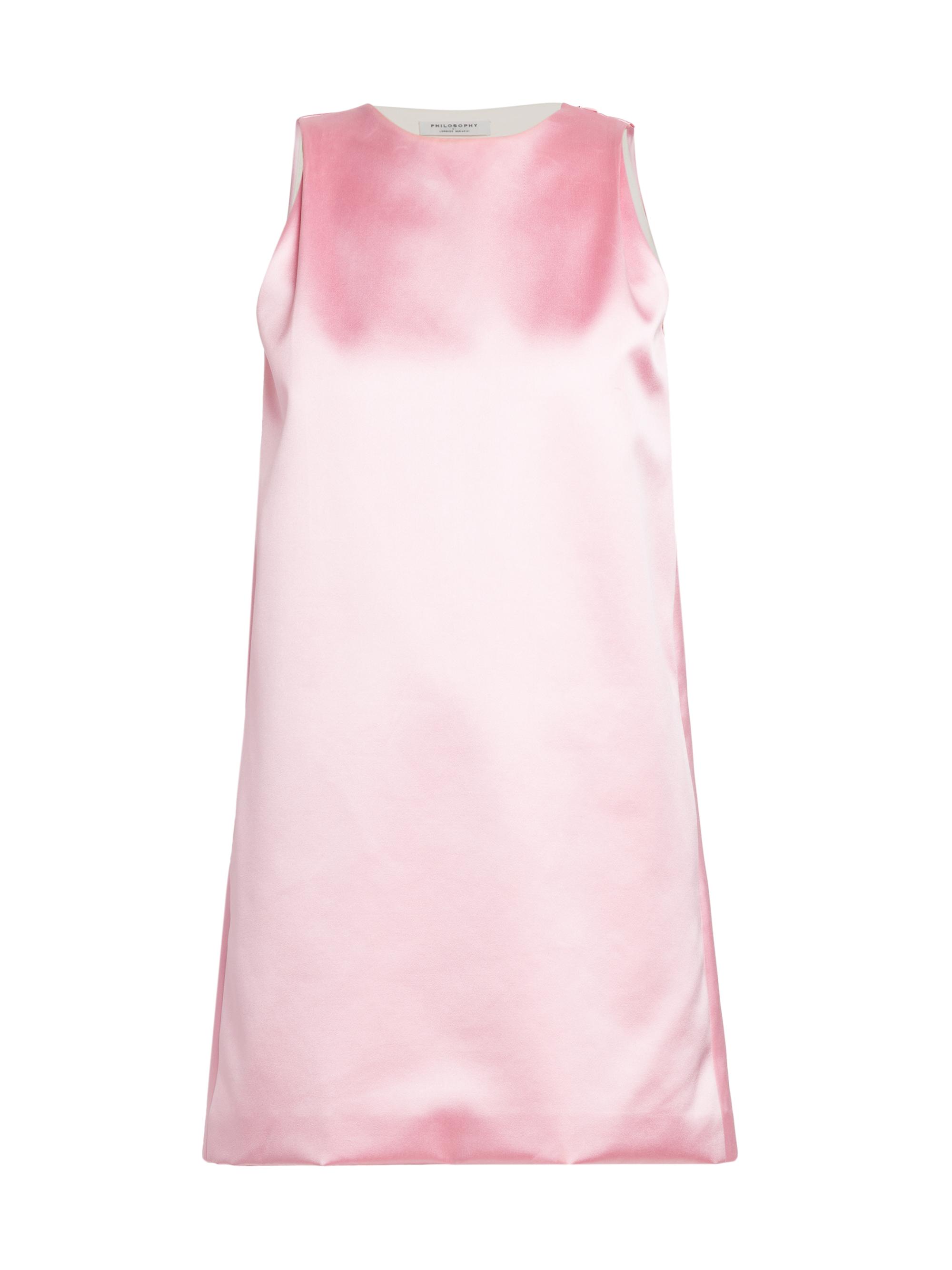 Philosophy di Lorenzo Serafini Women's Duchess Satin A-Line Minidress - Pink
