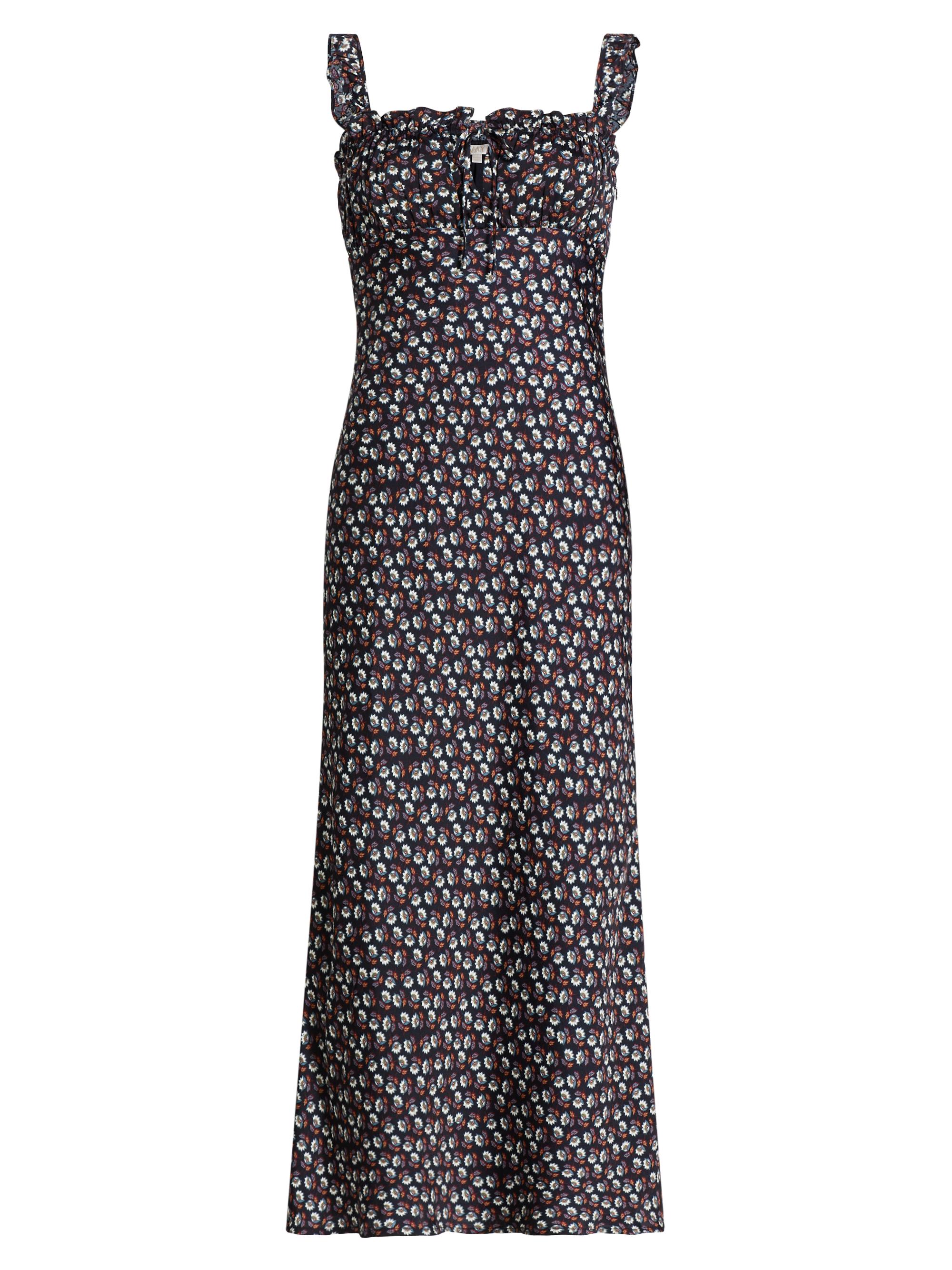 Wayf Women's Marion Foulard Print Midi-Dress - Navy Foulard