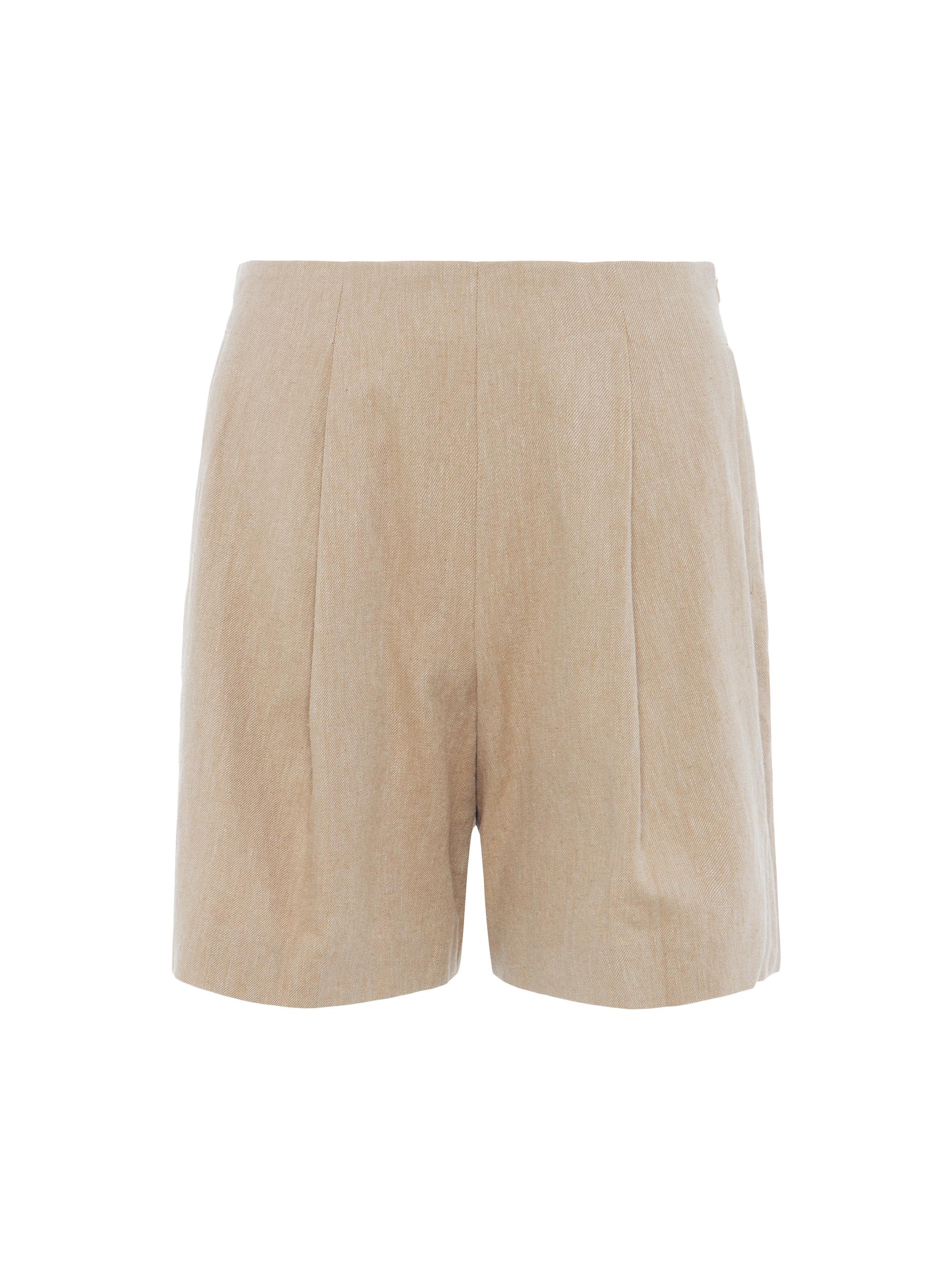 L'AGENCE Women's Hadleigh Long Shorts - Sand