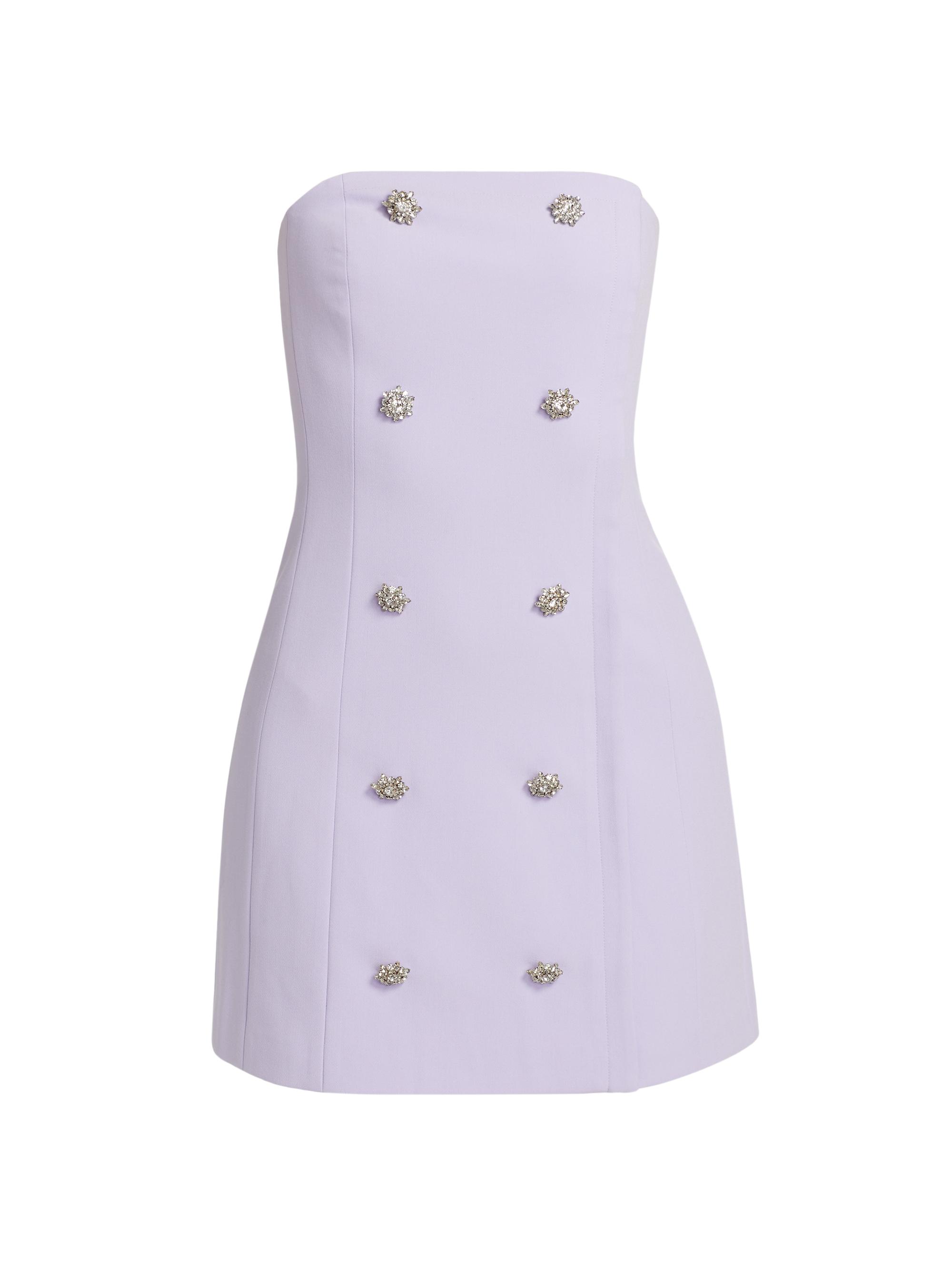 L'AGENCE Women's Felda Strapless Bustier Minidress - Pale Lilac