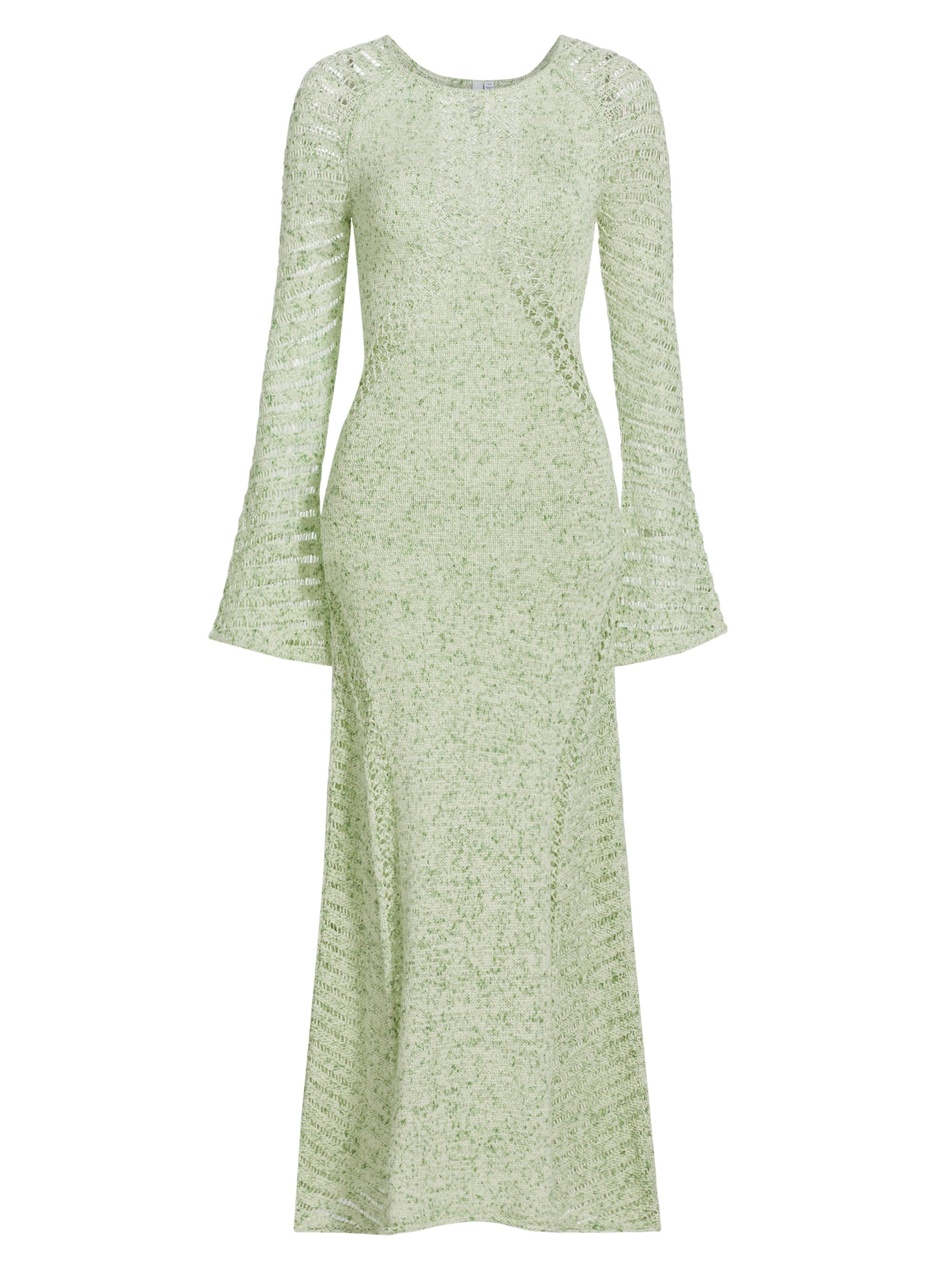 Significant Other Women's Brie Open-Knit Detail Maxi Dress - Basil