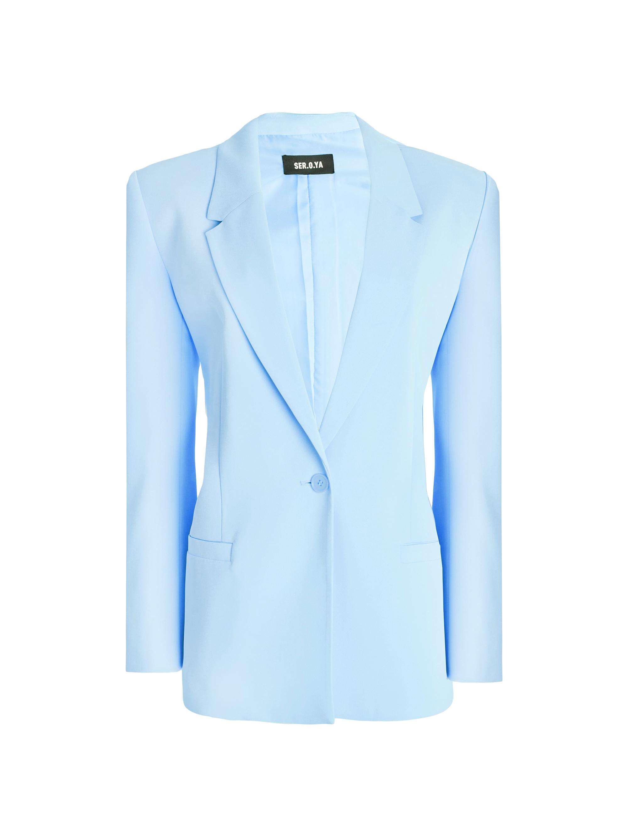 Ser.o.ya Women's Prudence Blazer - Powder Blue