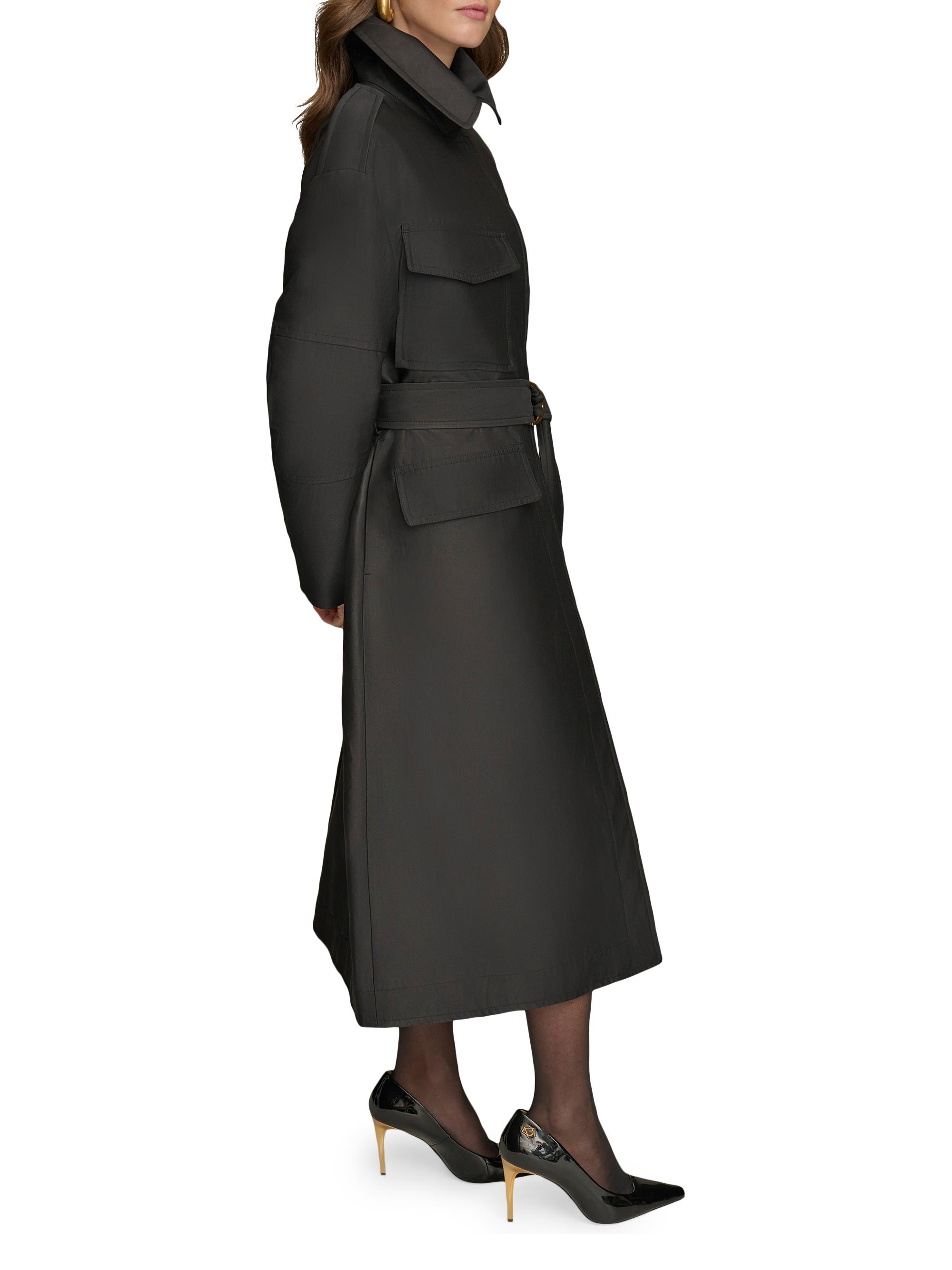 Donna Karan New York Safari Sateen Trench Coat | Saks Fifth Avenue