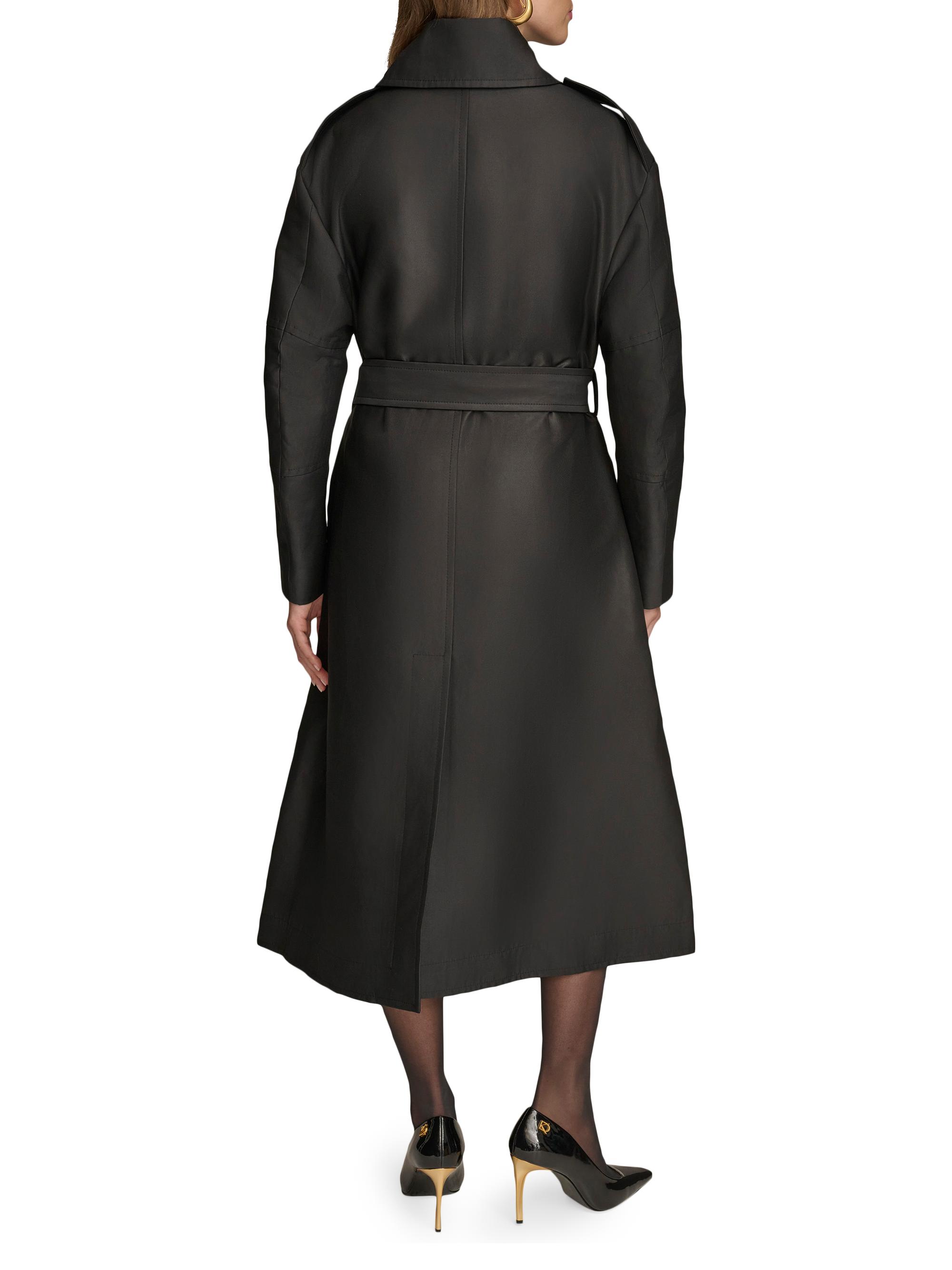 Donna Karan New York Safari Sateen Trench Coat | Saks Fifth Avenue