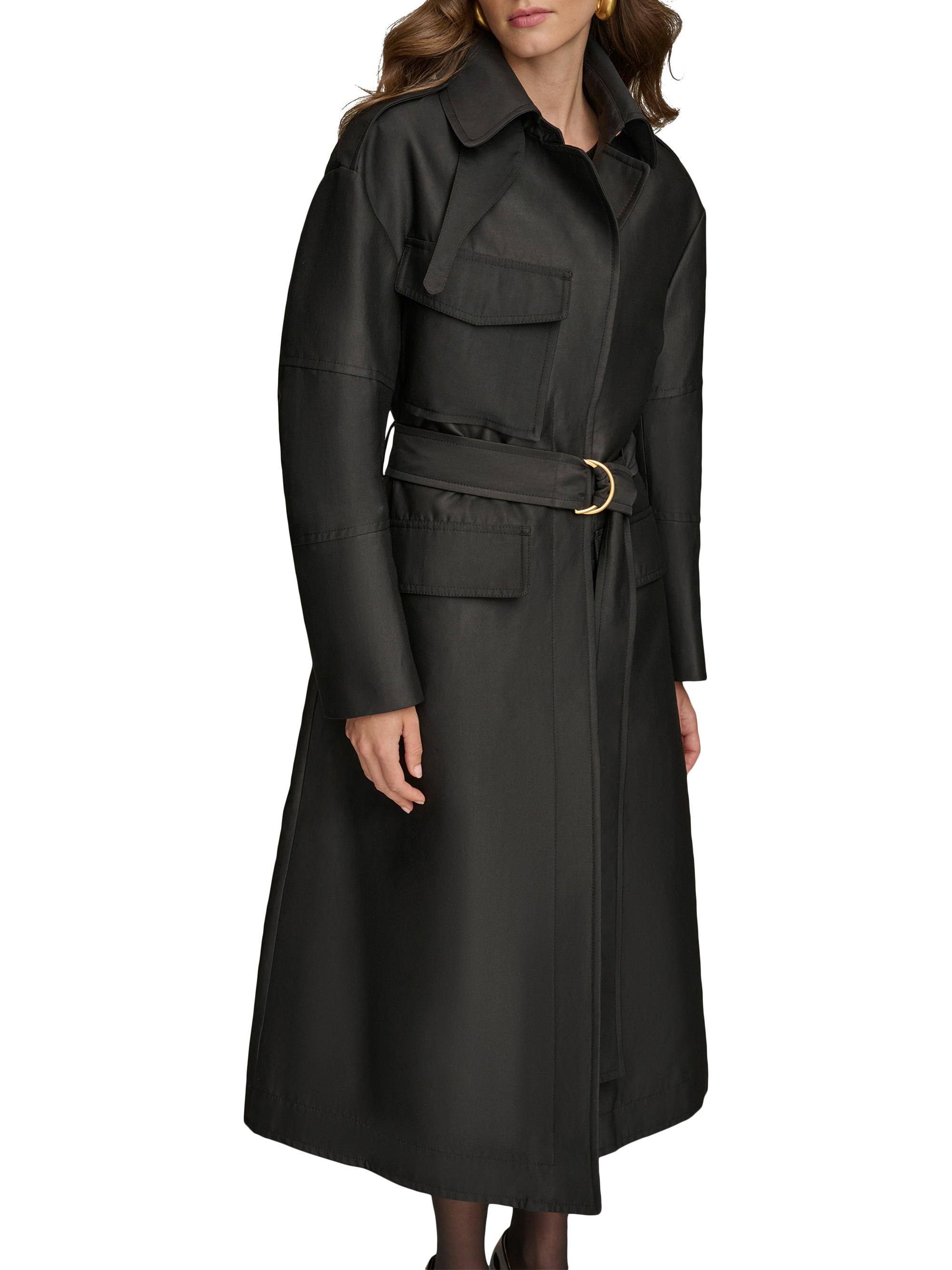 Donna Karan New York Safari Sateen Trench Coat | Saks Fifth Avenue