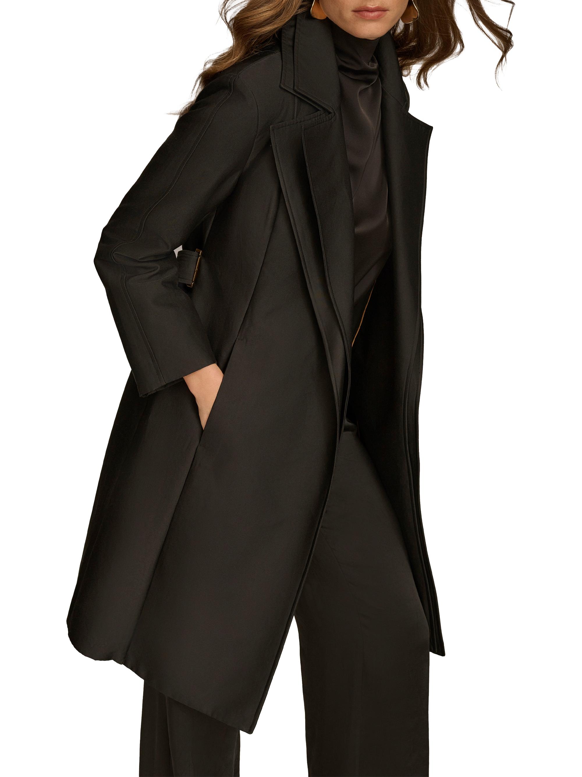 Donna Karan New York Double Collar Rain Trench Coat | Saks Fifth