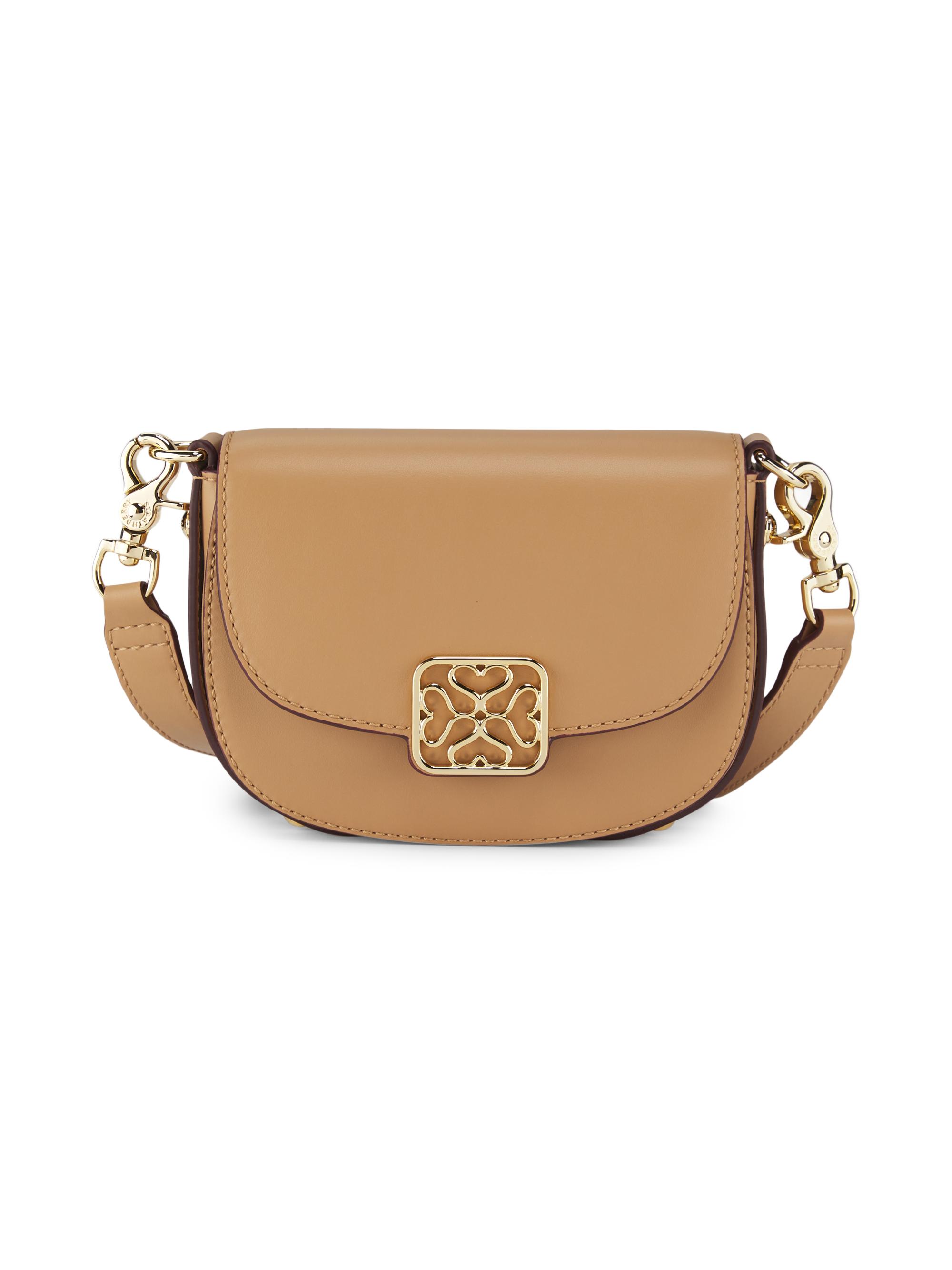 Strathberry Women's Mini Bay Leather Bag - Caramel